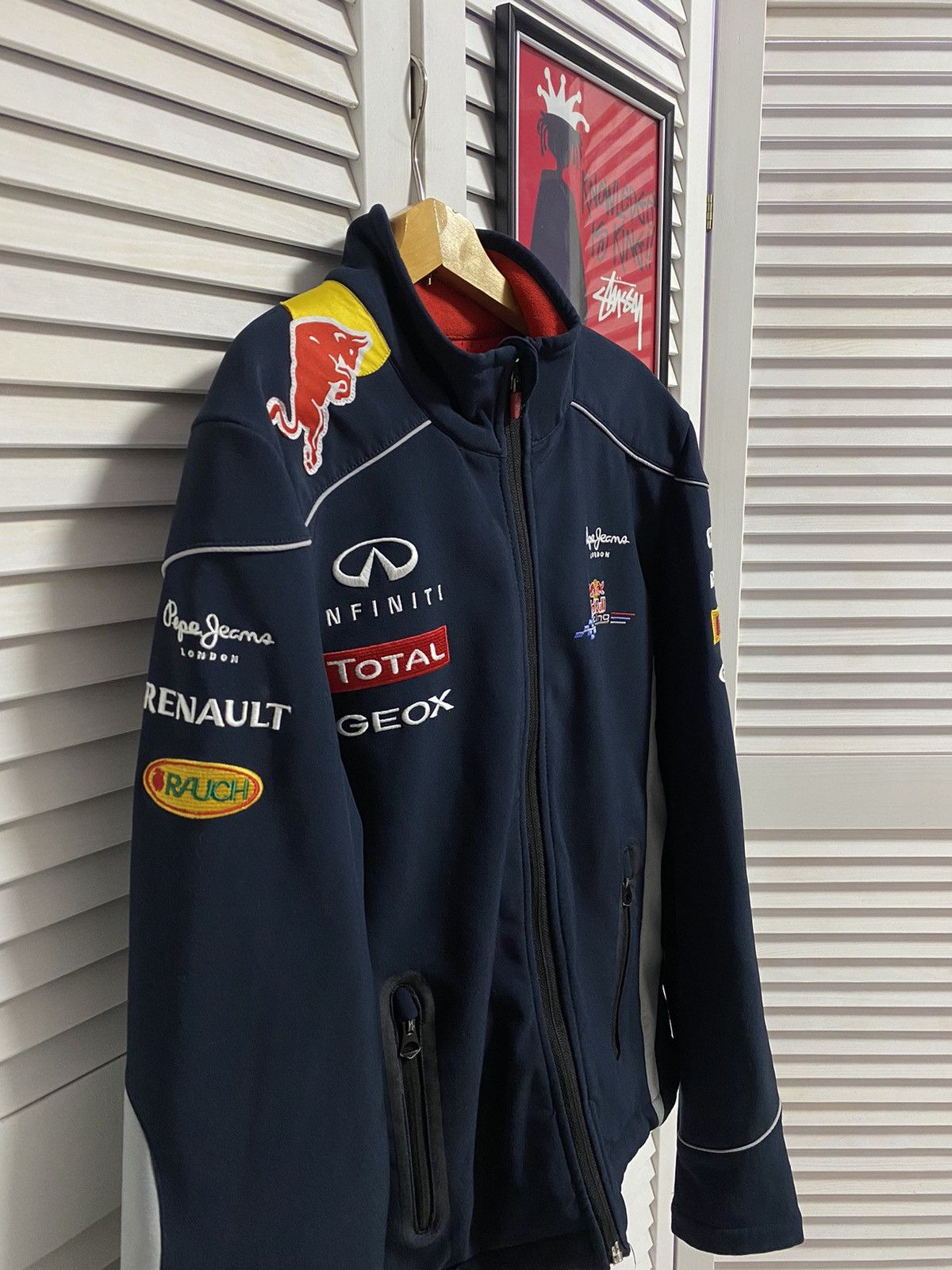 Red Bull Pepe Jeans Racing Jacket Formula F1 RedBull SoftShell Size M / US 6-8 / IT 42-44 - 4 Thumbnail