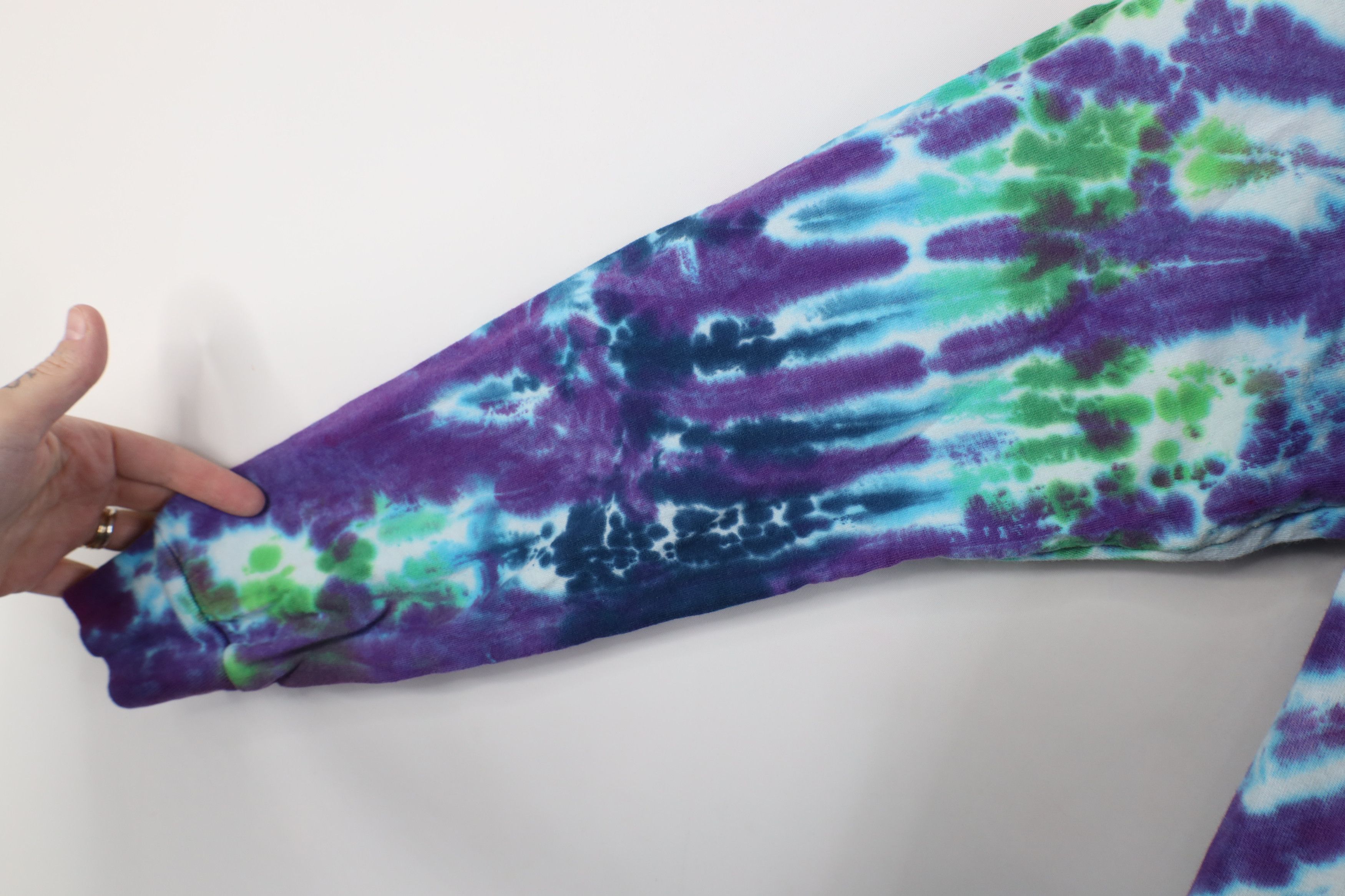 Vintage Vintage 90s Y2K Dark Star Orchestra Band Long Sleeve T-Shirt Size M / US 6-8 / IT 42-44 - 6 Thumbnail