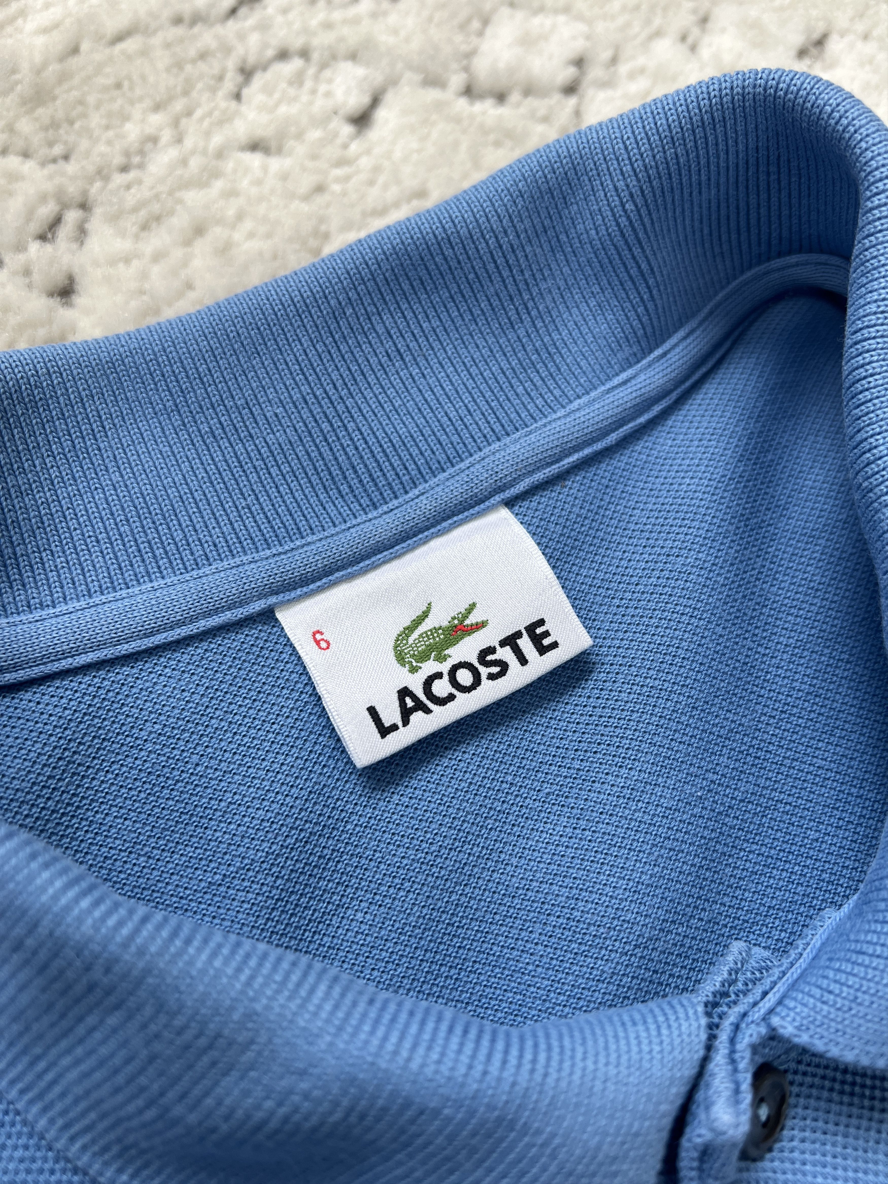Lacoste Lacoste Classic Fit Polo Shirt – Blue, Devanlay, Size 6 (L) Size US L / EU 52-54 / 3 - 5 Thumbnail