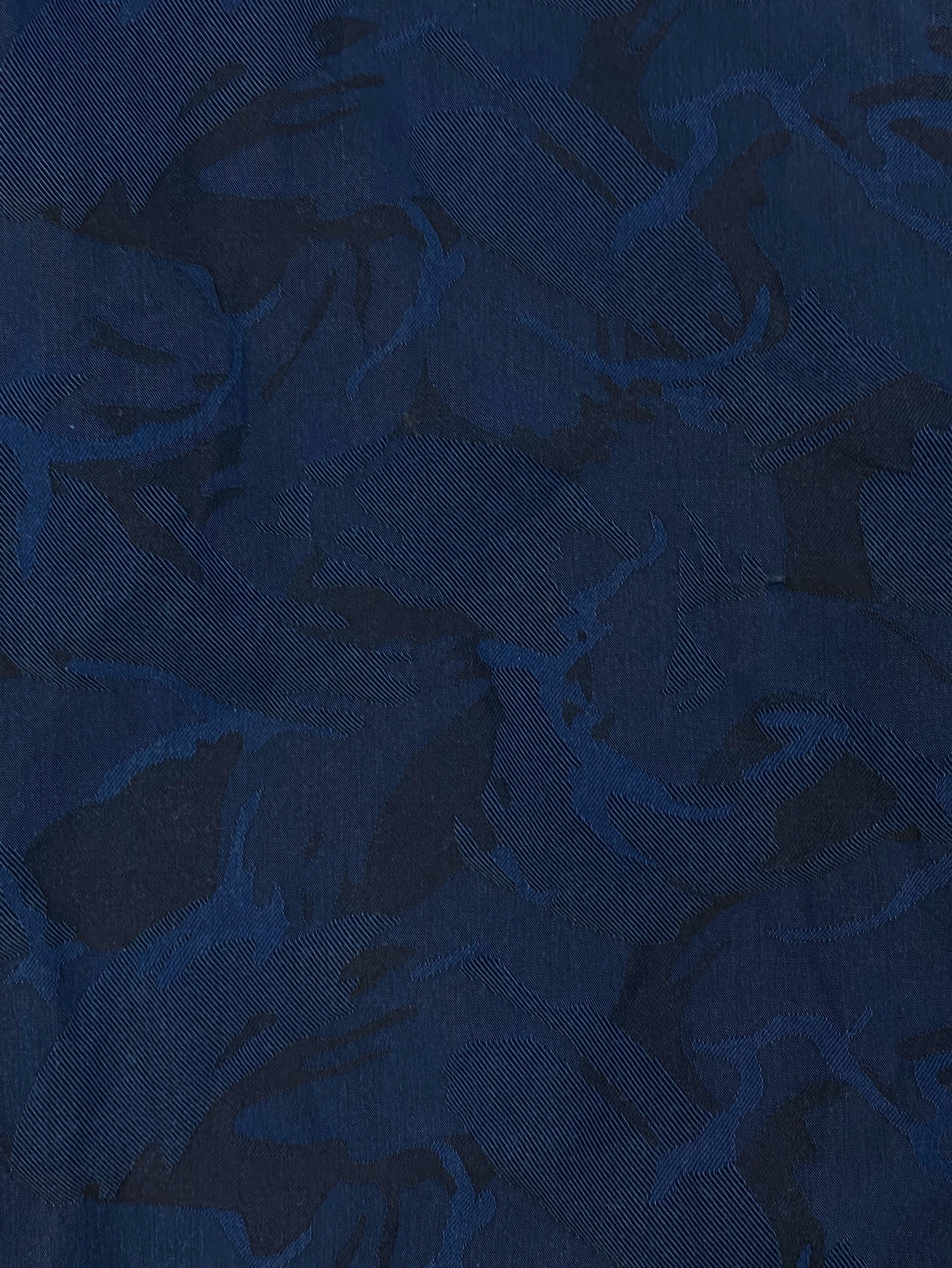 Fred Perry Vintage FRED PERRY Blue Camo Button Up Shirt M608 Size US M / EU 48-50 / 2 - 5 Thumbnail