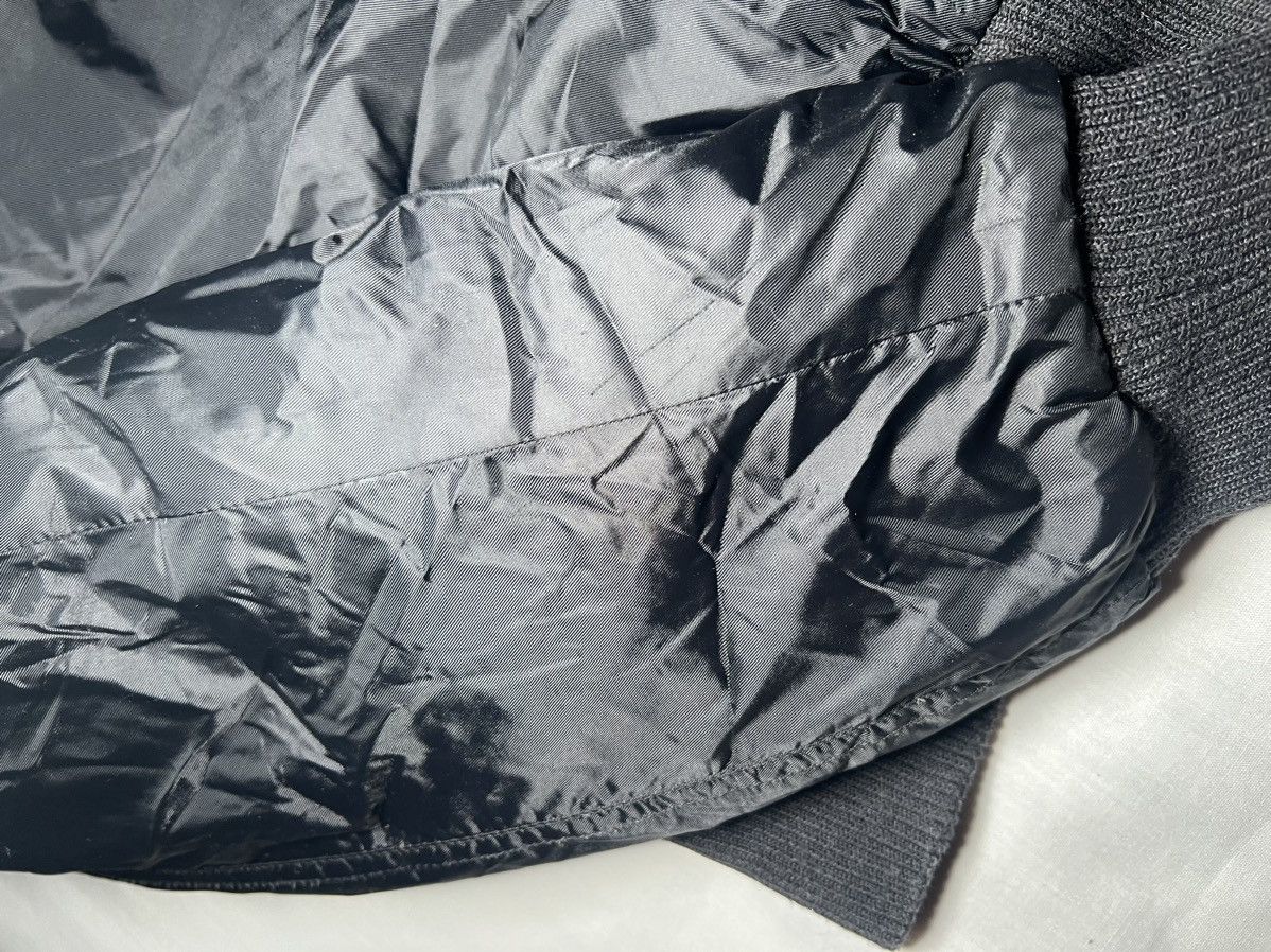 Other Vintage Y2K Yes Or No Black Down Bomber Jacket Avia MA-1 Size S / US 4 / IT 40 - 18 Thumbnail
