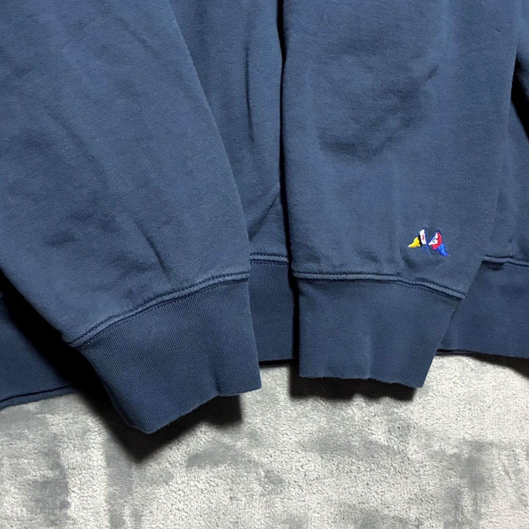 J.Crew VINTAGE J.Crew Quarter Zip Pullover Sweatshirt Mens XL Blue Size US XL / EU 56 / 4 - 3 Thumbnail