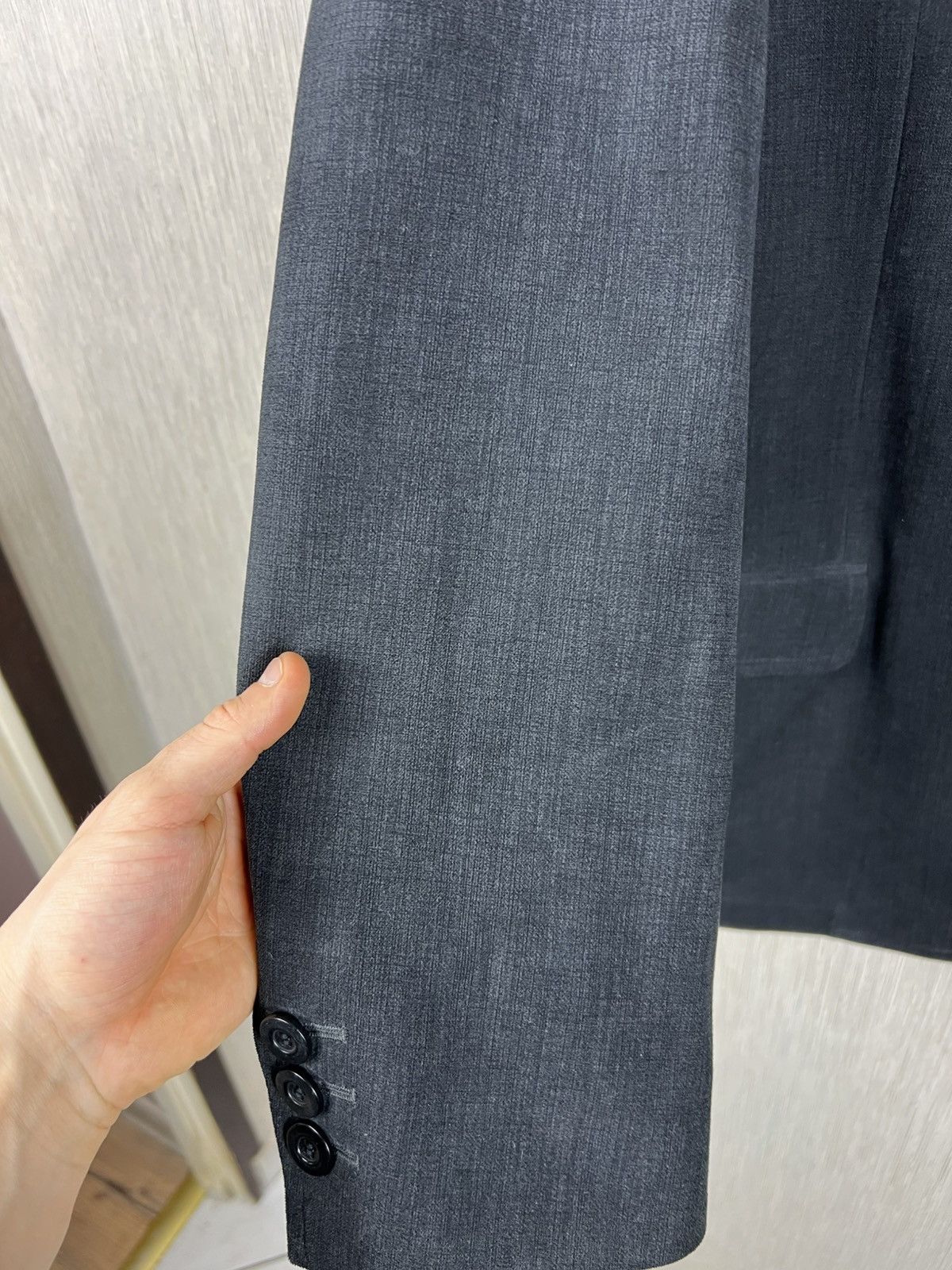 Armani Collezioni Giorgio Armani Collezioni velvet blazer jacket avant garde Size 40R - 7 Thumbnail
