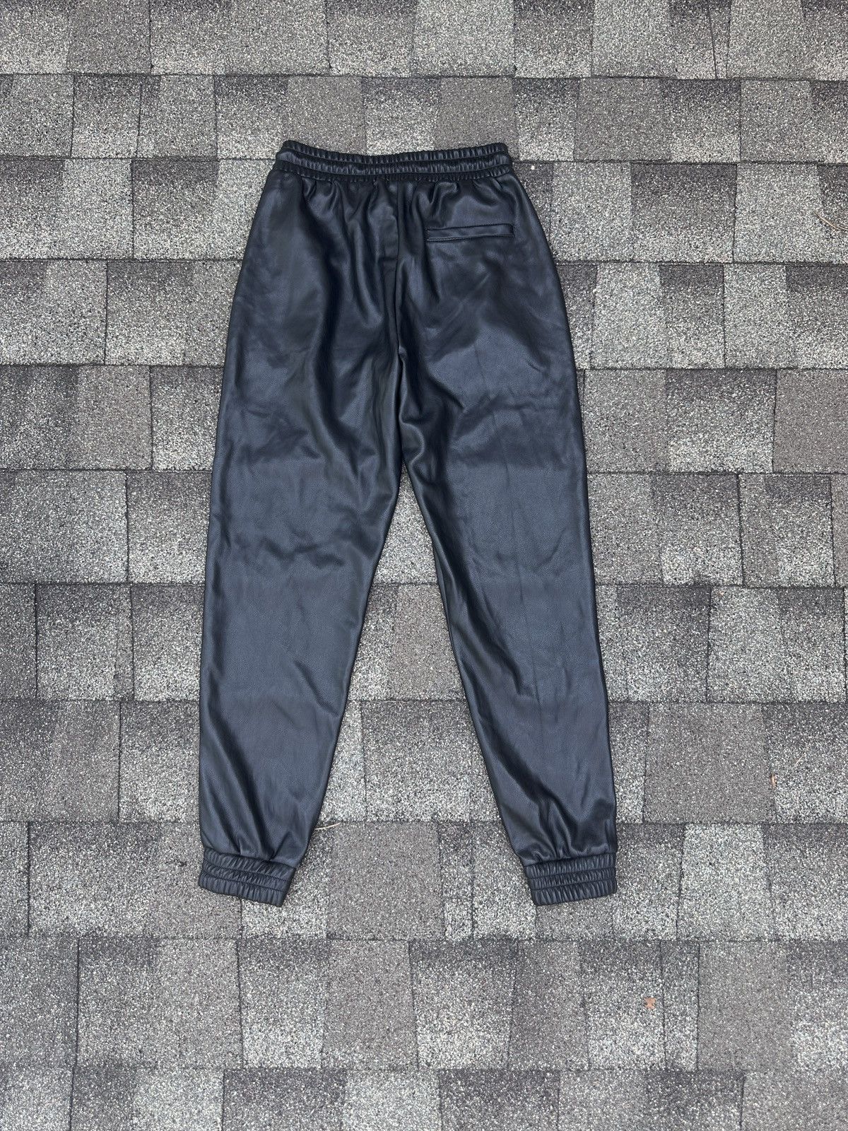 Other Brand New Black Leather Joggers Size 26" / US 2 / IT 38 - 1 Thumbnail