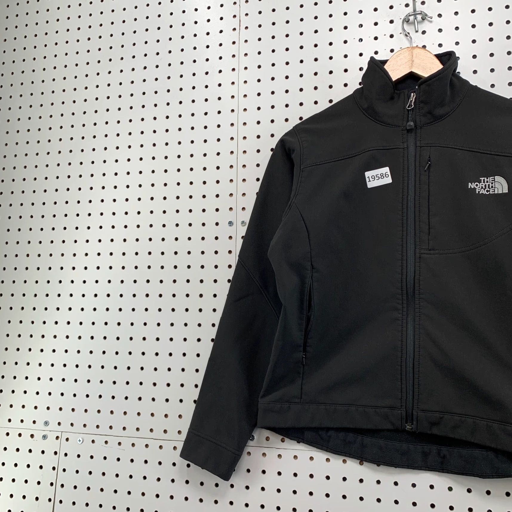 The North Face VINTAGE The North Face APEX Jacket Womens Back Full Zip Casual Outdoor XS Black 18x21 Mens Womens Size XS / US 0-2 / IT 36-38 - 3 Thumbnail