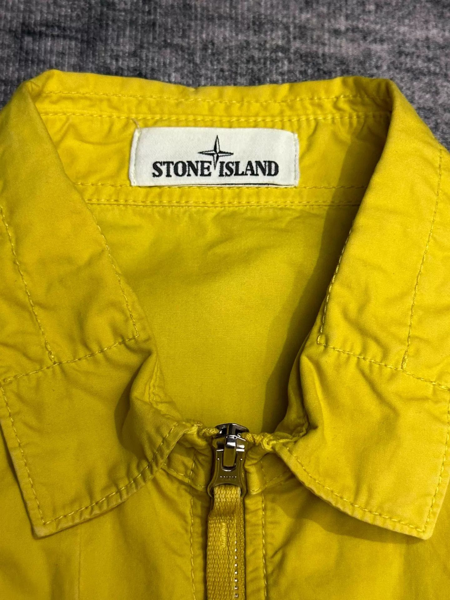 Stone Island Stone Island Washed Jacket Yellow XXL Metal Zips Size US XXL / EU 58 / 5 - 3 Thumbnail