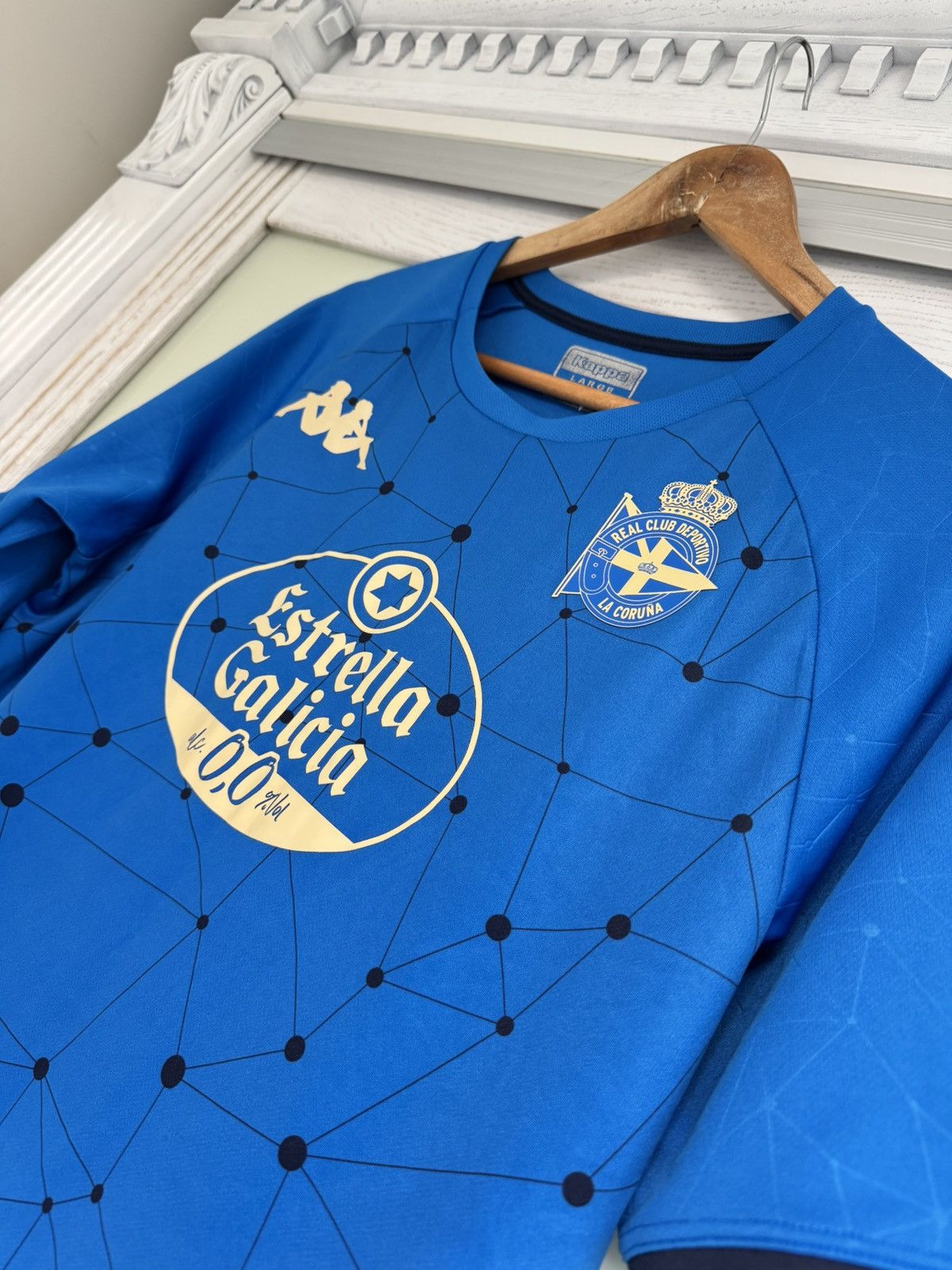 Kappa Deportivo La Coruna 2022-2023 Soccer Jersey Football Shirt Size US L / EU 52-54 / 3 - 8 Thumbnail