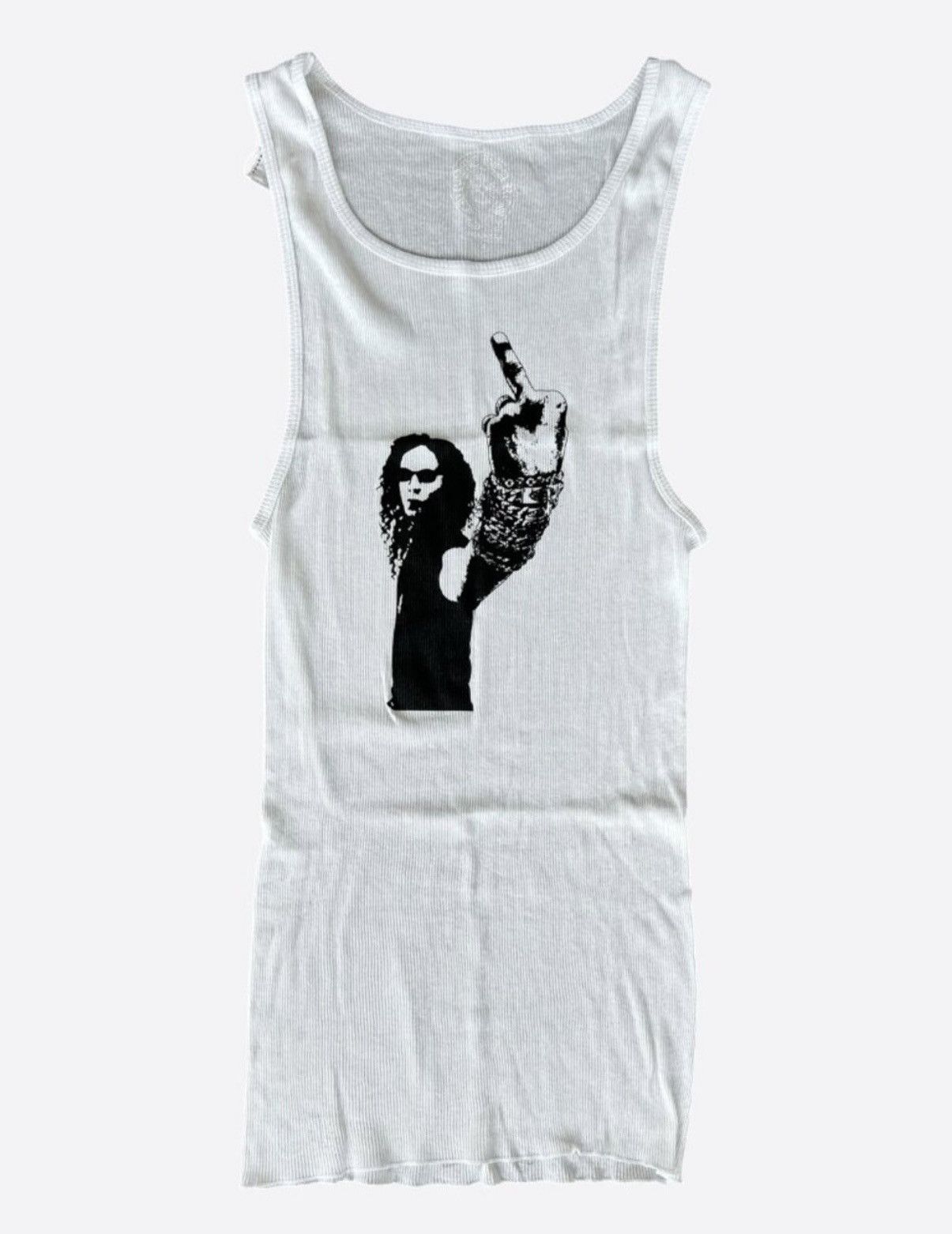 Chrome Hearts Chrome Hearts Richard Stark Middle Finger Tank Top Size US S / EU 44-46 / 1 - 1 Thumbnail