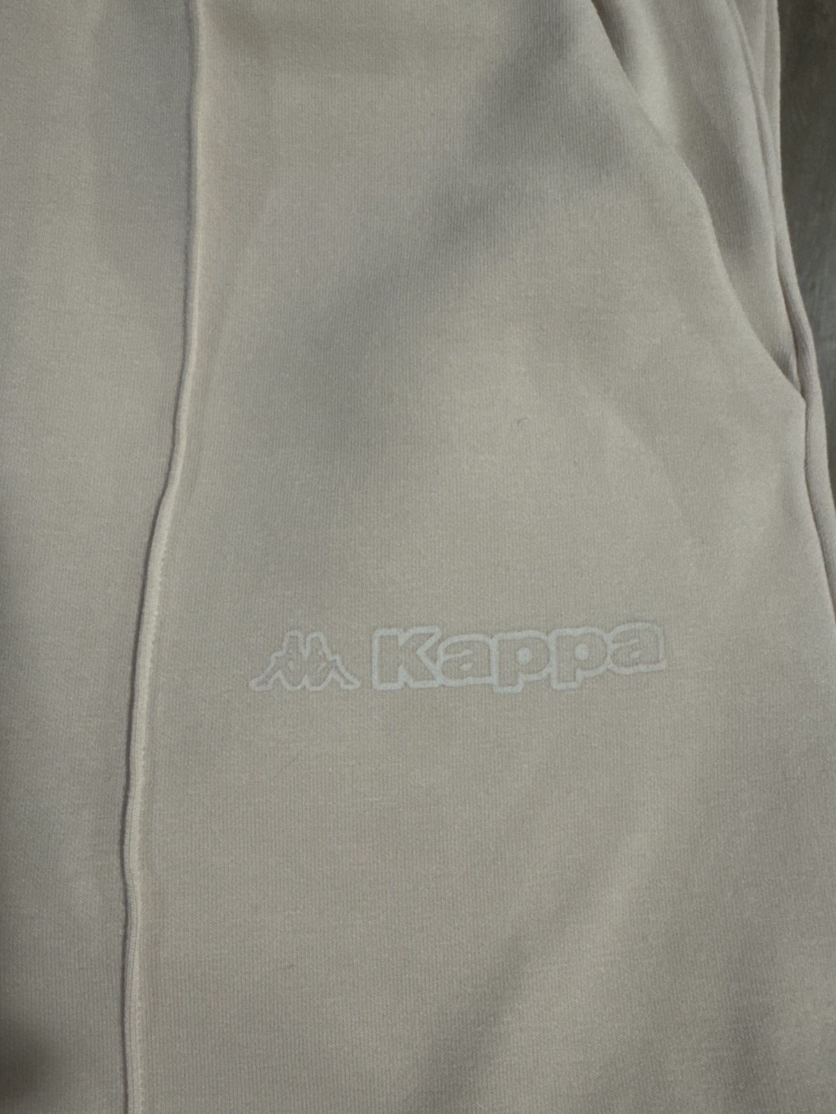 Kappa Kappa cream wife legged sweats size m Size US 32 / EU 48 - 2 Thumbnail