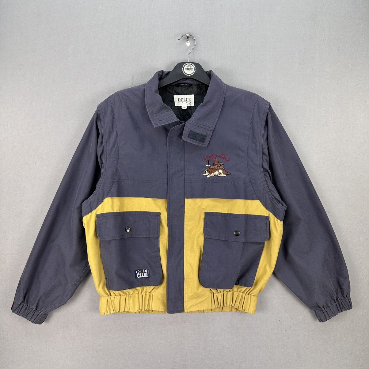 Japanese Brand Vintage 90's Dolce Club Embroidered Golf Jacket Size US L / EU 52-54 / 3 - 1 Thumbnail