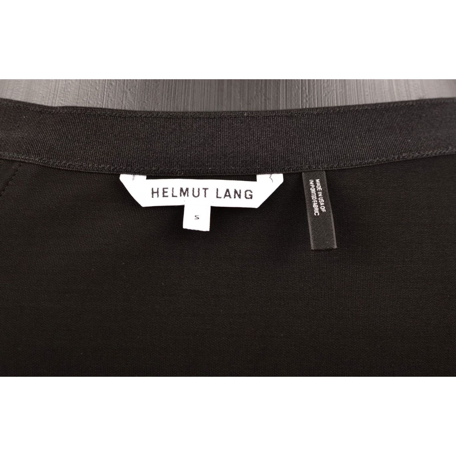Helmut Lang Helmut Lang Skirt Women S Black Midi A-Line Asymmetric Crepe Staggered Seam H07HW301 Size 28" / US 6 / IT 42 - 6 Thumbnail
