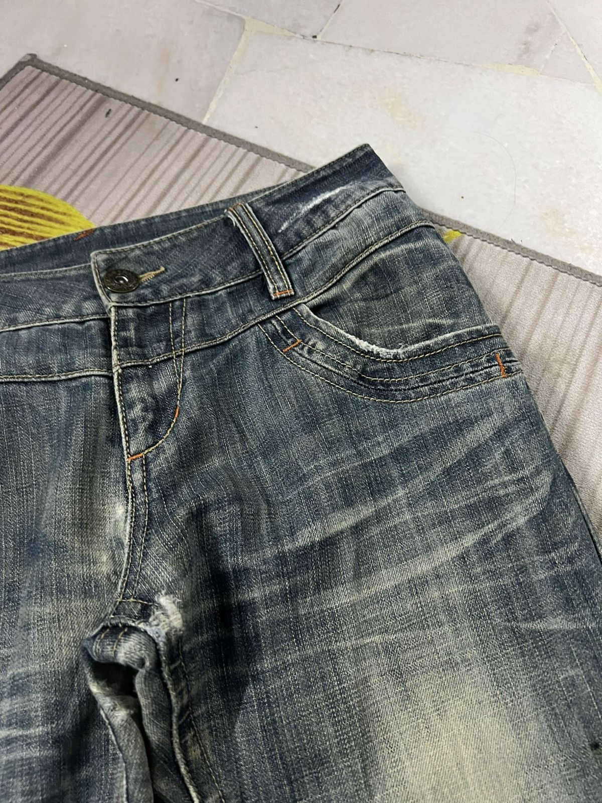Japanese Brand 💥Classical Japanese Brand Distress Jean Size US 30 / EU 46 - 12 Thumbnail