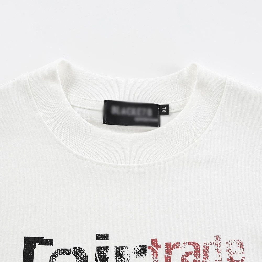 Vintage Men's hip-hop trend niche loose character print T-shirt Size US M / EU 48-50 / 2 - 3 Thumbnail