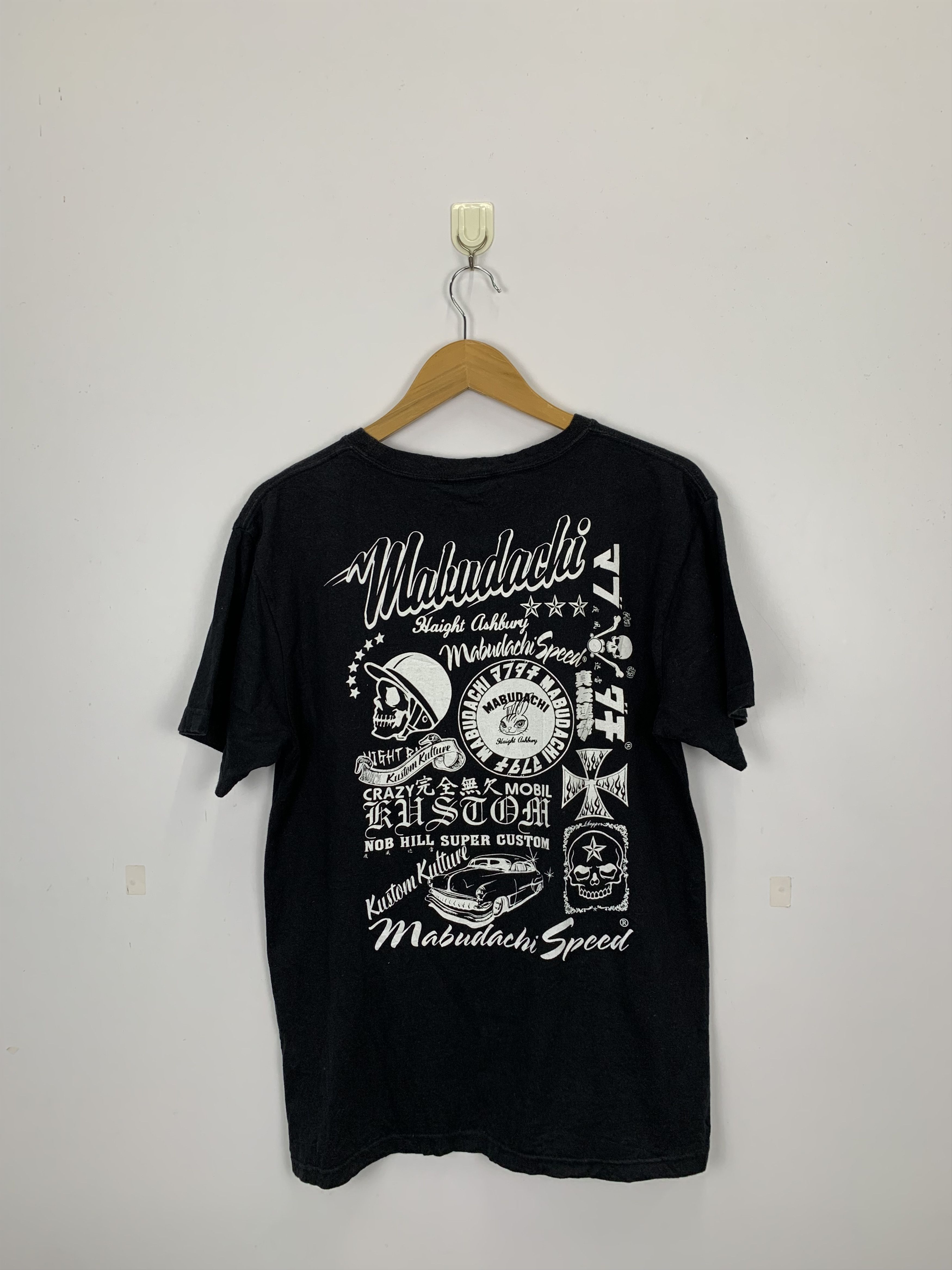 Vintage Japanese Brand Makudachi Racing Harley Davidson Tee TA0205 Size US M / EU 48-50 / 2 - 1 Thumbnail