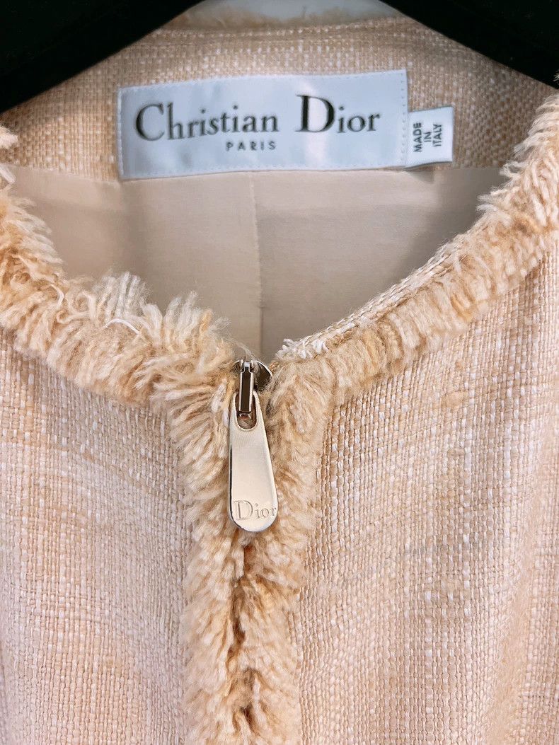 Dior Dior Fragrant linen silk jacket 2504-Nextarrow Size S / US 4 / IT 40 - 3 Thumbnail