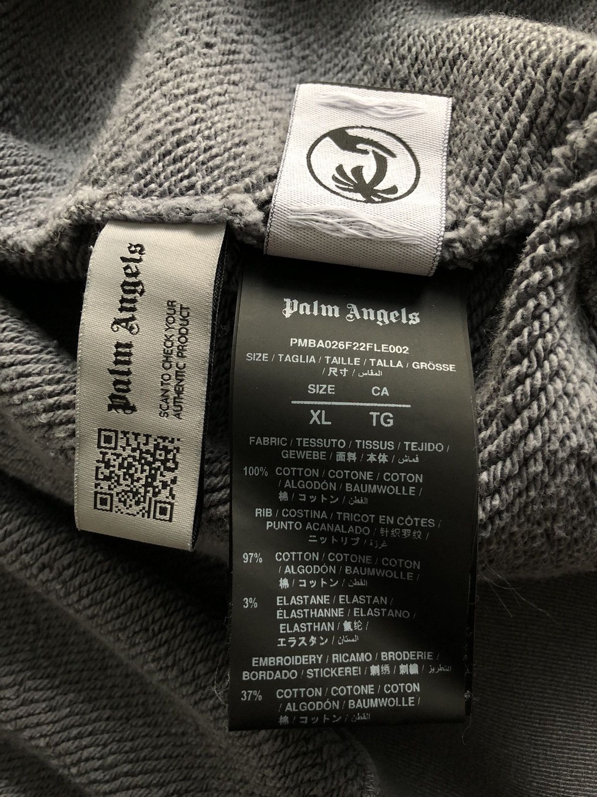 Palm Angels Palm angels patchwork ripped bear crewneck Size US XL / EU 56 / 4 - 6 Thumbnail