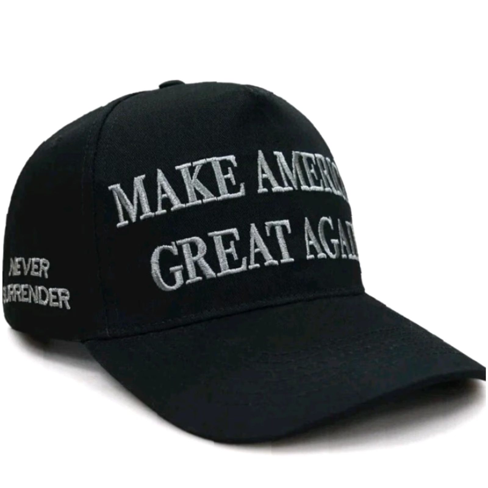 Greats Trump Hat Unisex Baseball Cap Adjustable Black Cotton MAGA 45-47 USA Patriotic Mens Womens Size ONE SIZE - 6 Thumbnail