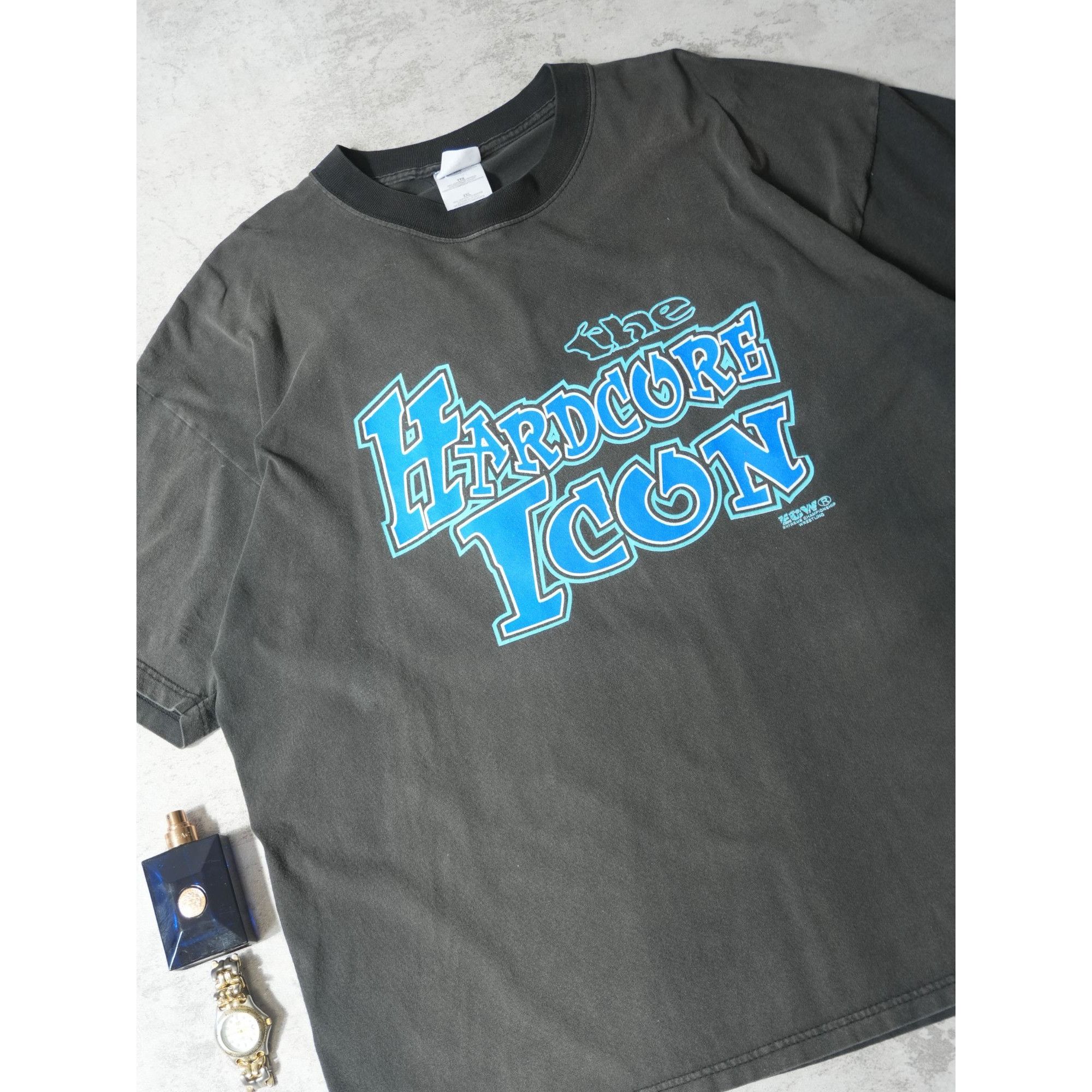 Other Rare Vintage Ecw Justin Credible Hardcore Icon Wrestling T Size US XXL / EU 58 / 5 - 3 Thumbnail