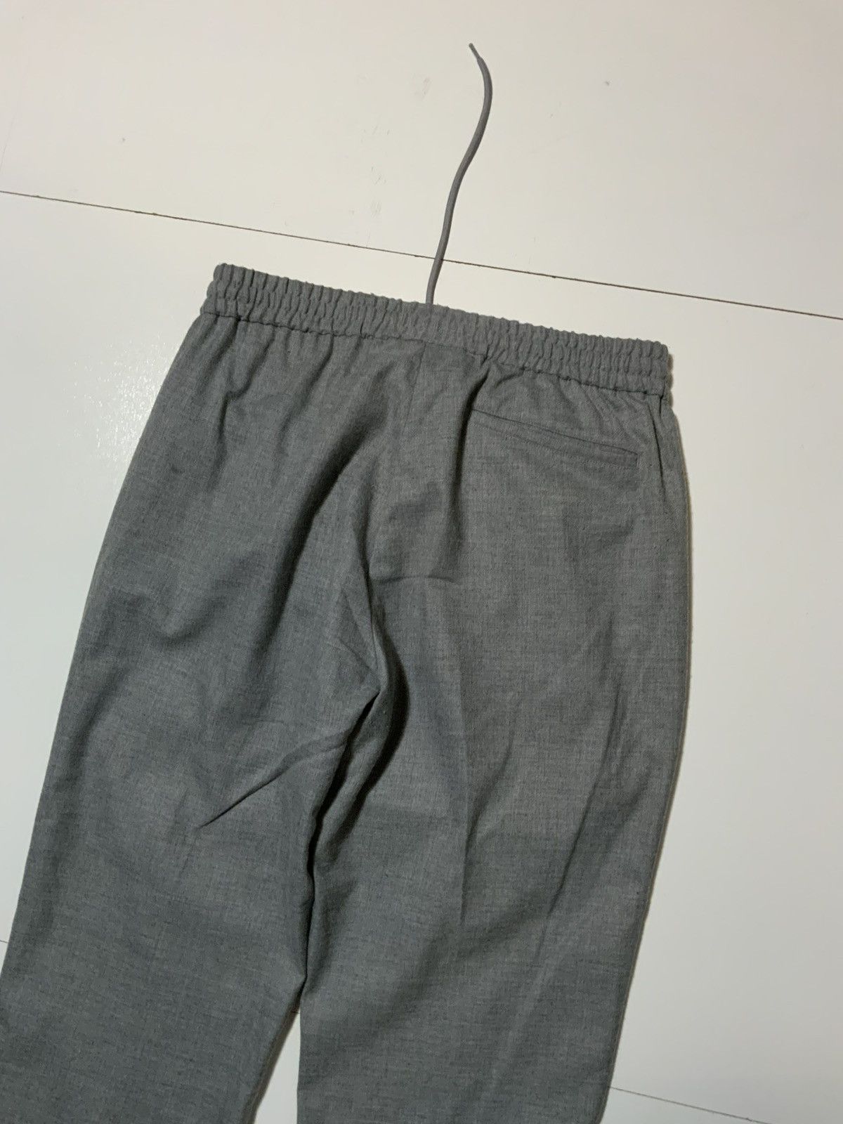 Designer Maison Noir Son Of The Seventh Pleated Gray Trouser Pants Size US 32 / EU 48 - 9 Thumbnail