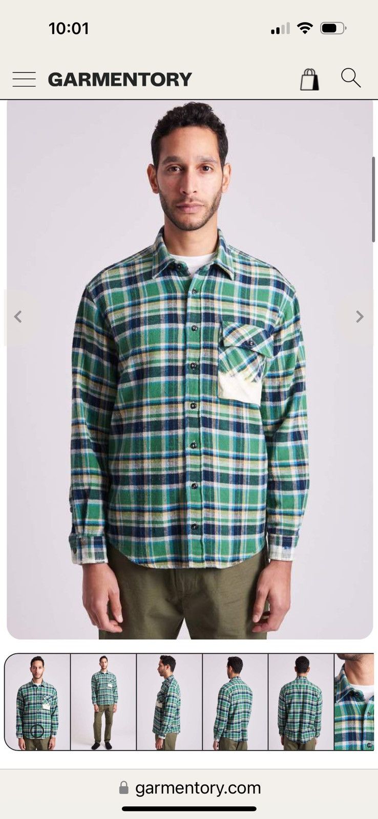 Kith × President's Kith P’s Japan checked flannel Size US M / EU 48-50 / 2 - 1 Thumbnail