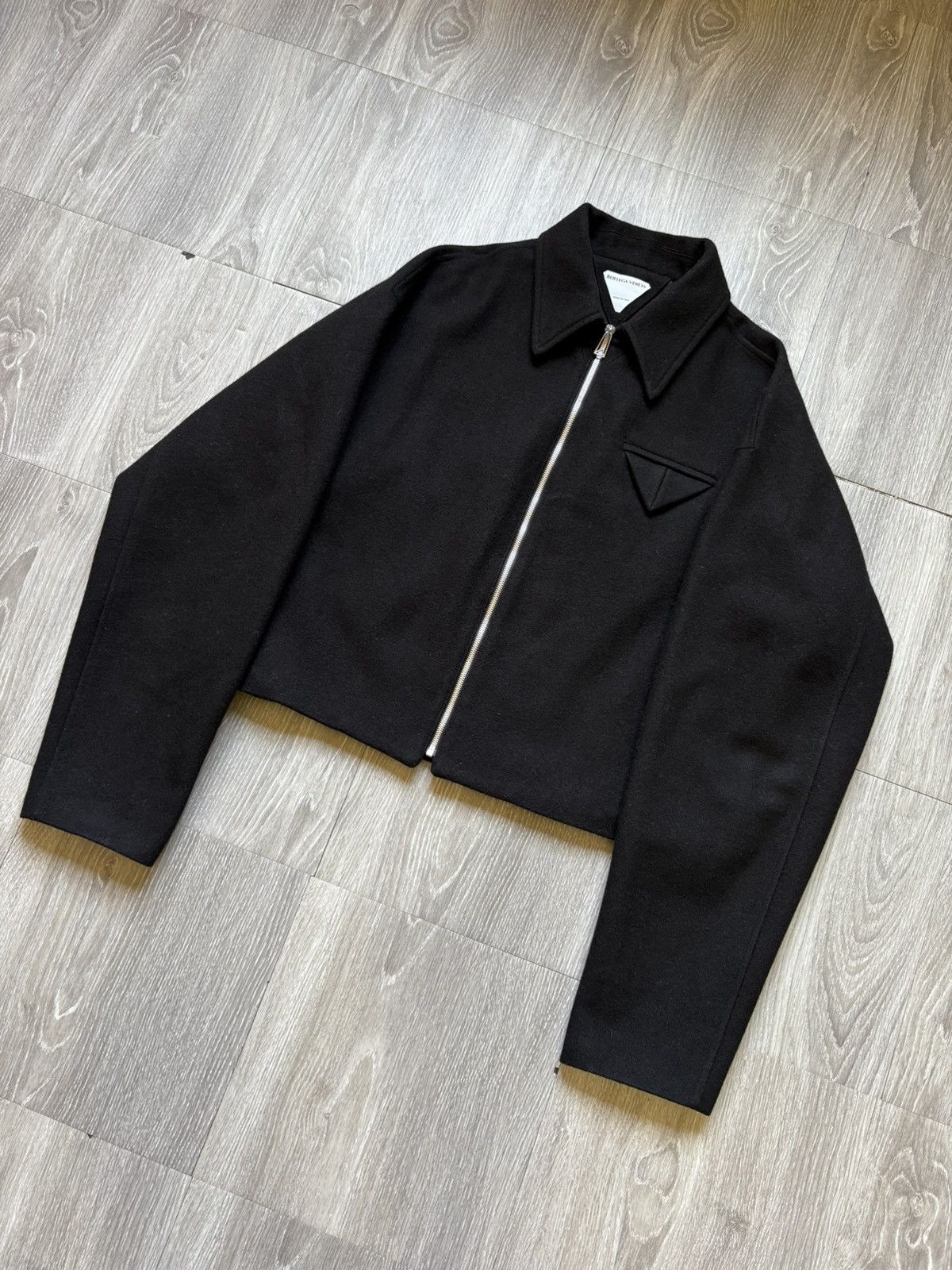 Bottega Veneta Bottega Veneta FW20 Wool Felt Triangle Jacket Size US L / EU 52-54 / 3 - 6 Thumbnail