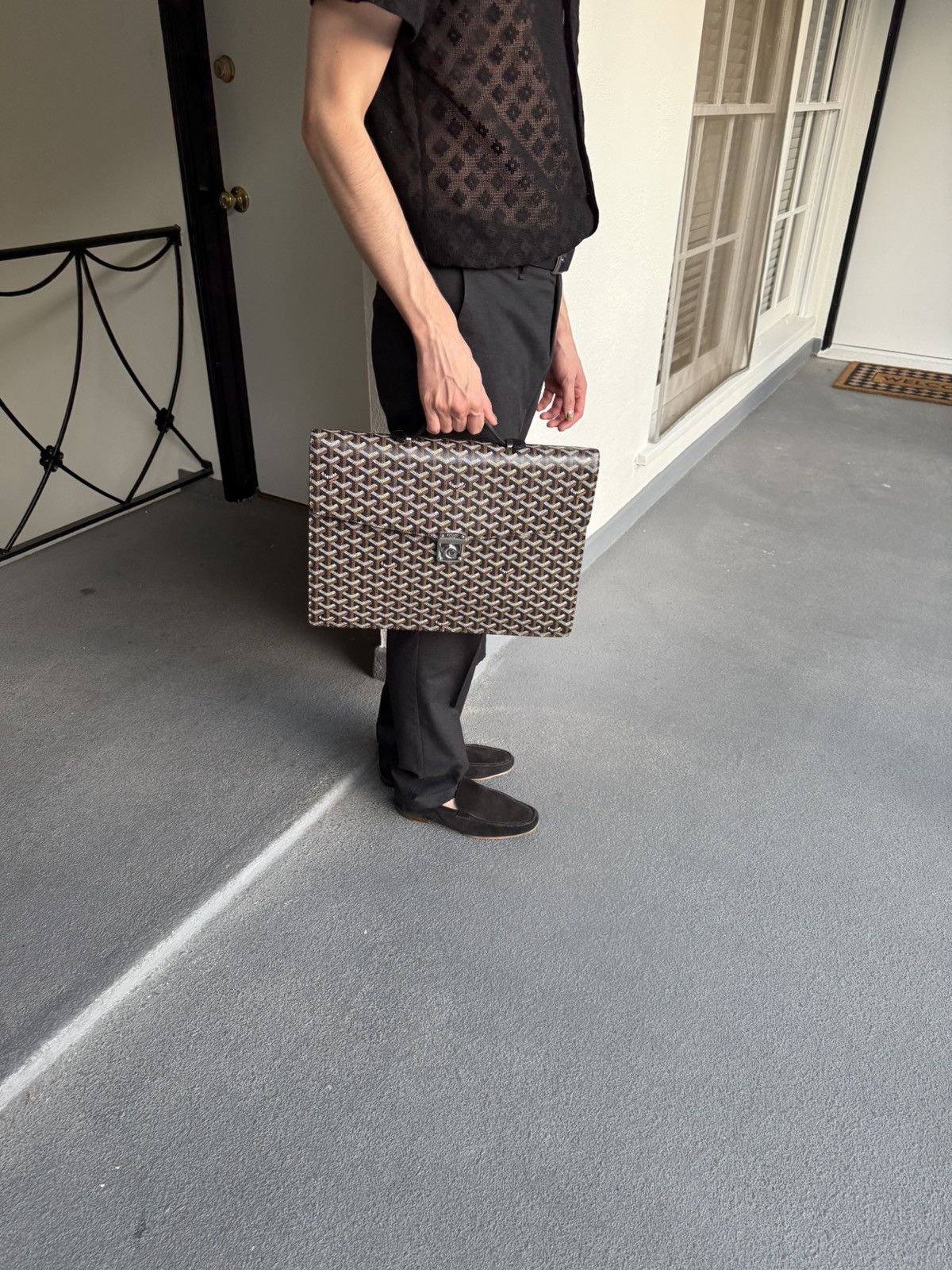 Goyard Limited Edition Goyard Goyardine Briefcase Size ONE SIZE - 17 Thumbnail