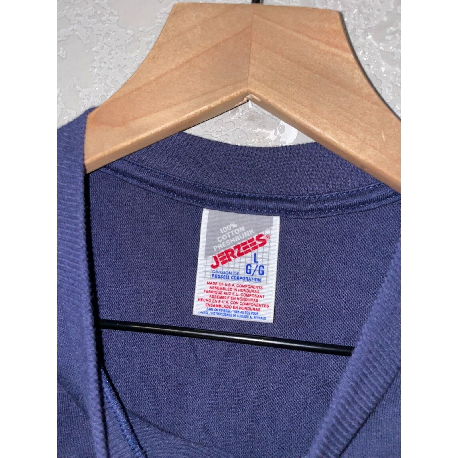 Jerzees Vintage Virginia Shirt Blue Ridge Blue Graphic Tee 90s VTG L Size US L / EU 52-54 / 3 - 7 Thumbnail