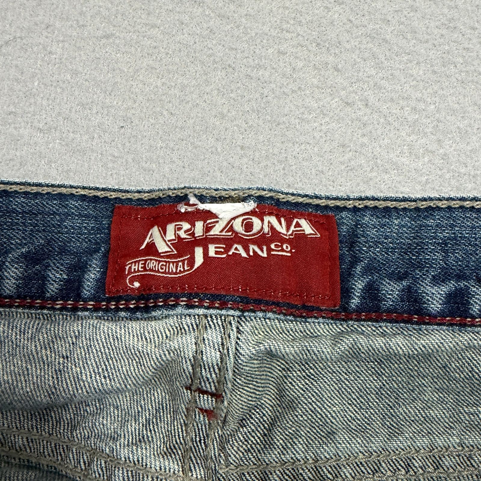 Vintage Vintage Arizona Bootcut Jeans Men's 36x32 Blue Distressed Size US 36 / EU 52 - 4 Thumbnail