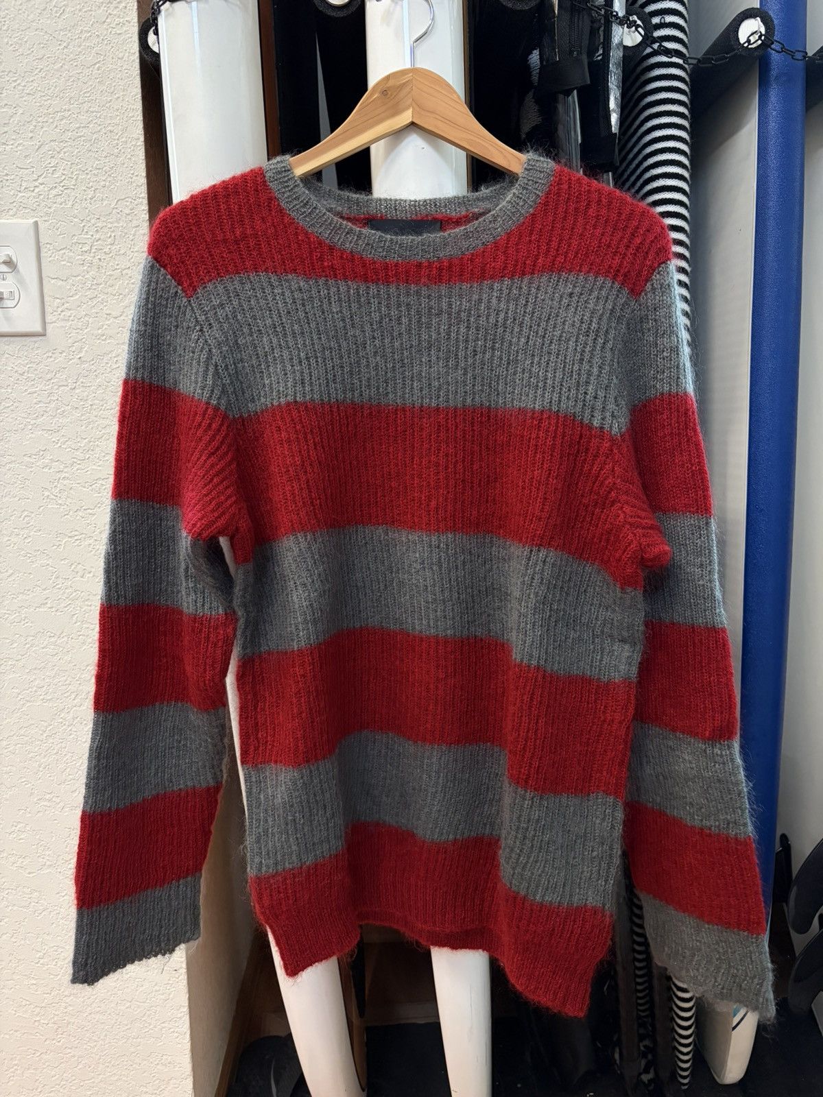Undercover AW14 Striped Mohair Freddy Krueger Knit Size US M / EU 48-50 / 2 - 1 Thumbnail