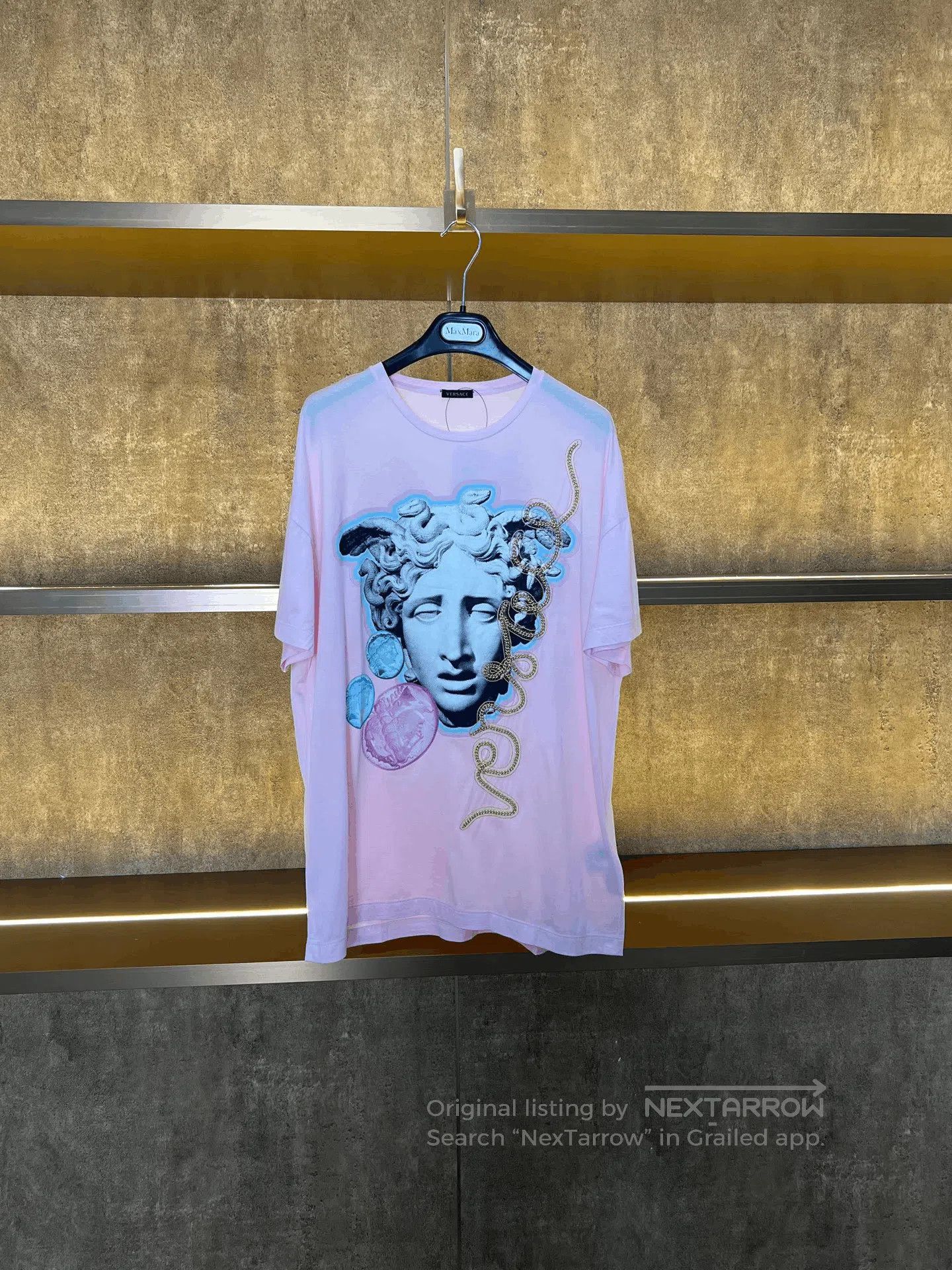 Versace Versace Pink Medusa Short Sleeve. Size US XS / EU 42 / 0 - 1 Thumbnail