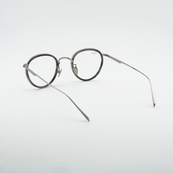 Maui Jim Maui Jim MJO 2420 02C Eyeglasses Silver/Grey 46mm Round Fram Size ONE SIZE - 4 Thumbnail