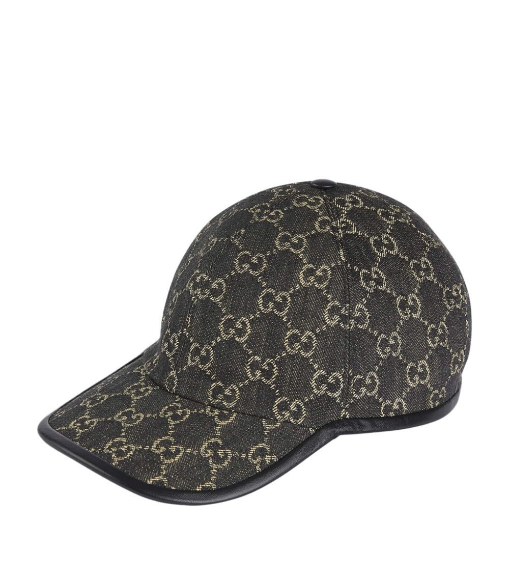 Gucci Gucci GG Logo Denim Baseball Cap Size ONE SIZE - 1 Thumbnail