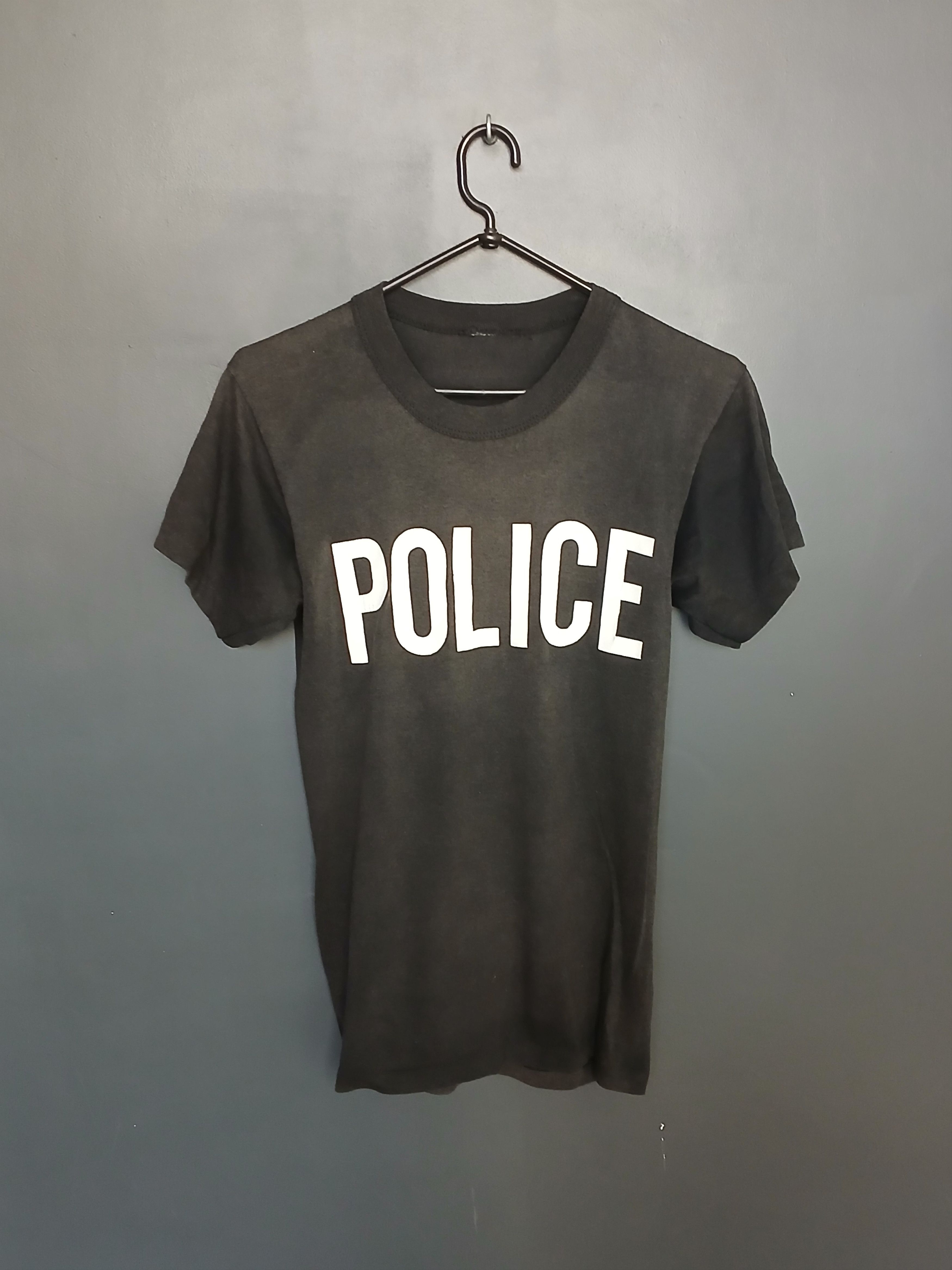 Rap Tees × Vintage Vintage Police Polizei T-Shirt Kanye West Size US S / EU 44-46 / 1 - 1 Thumbnail