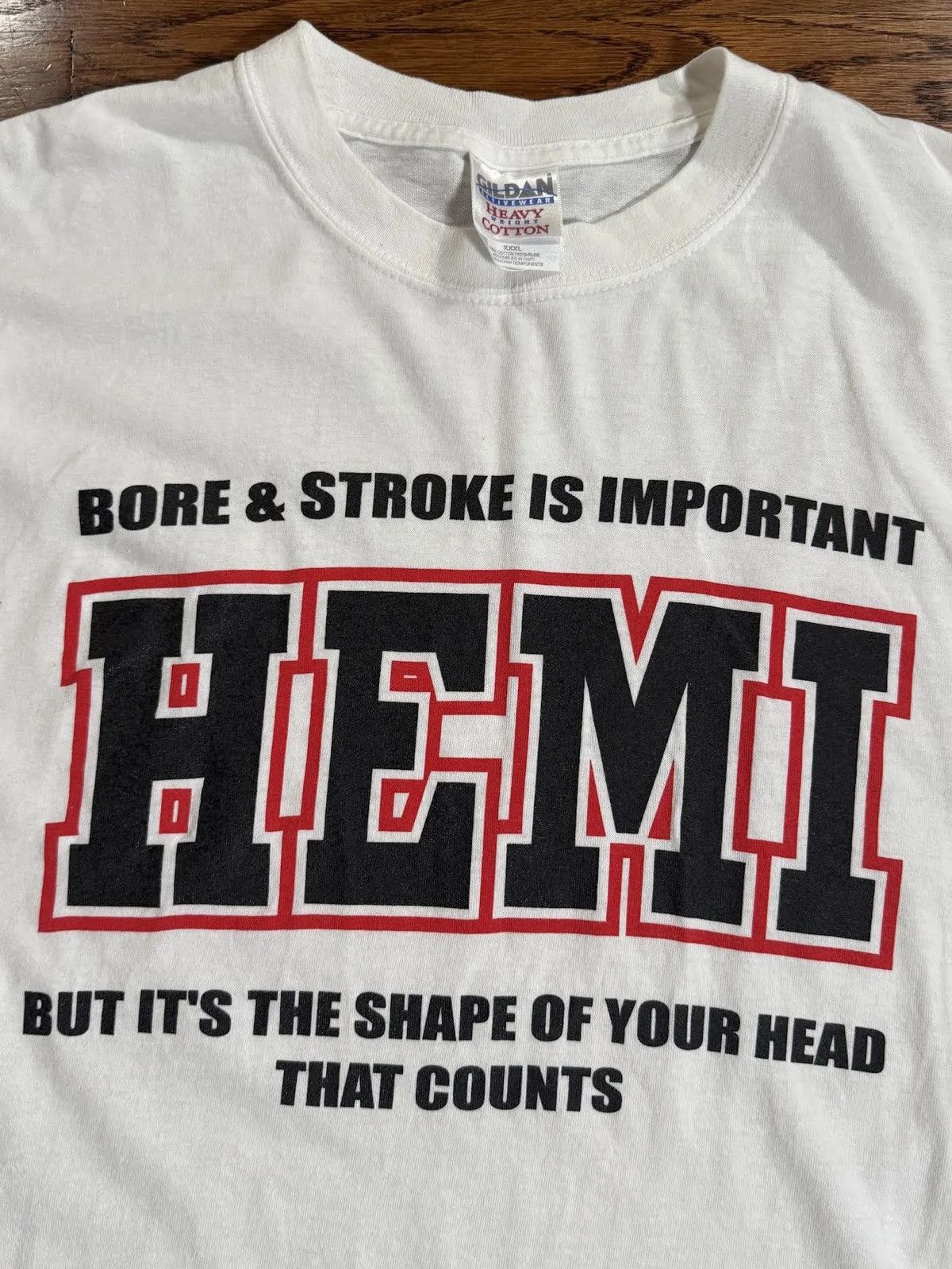 Vintage Vintage Hemi "The Shape Of Your Head That Counts T Shirt 3XL Size US XXL / EU 58 / 5 - 2 Thumbnail