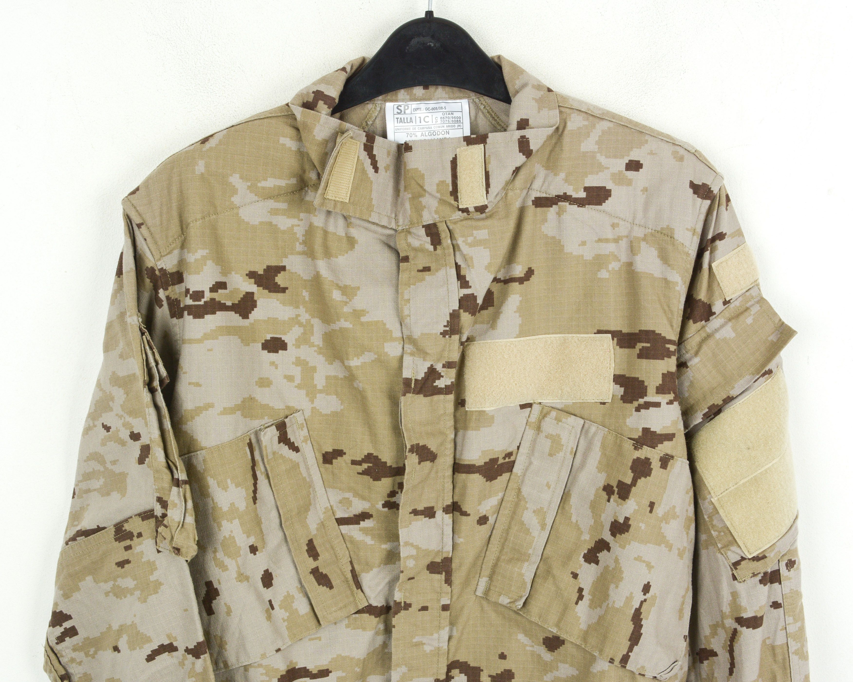 Other Spanish Army Mens S Field Camo Jacket Coat Military Spain Size US S / EU 44-46 / 1 - 3 Thumbnail
