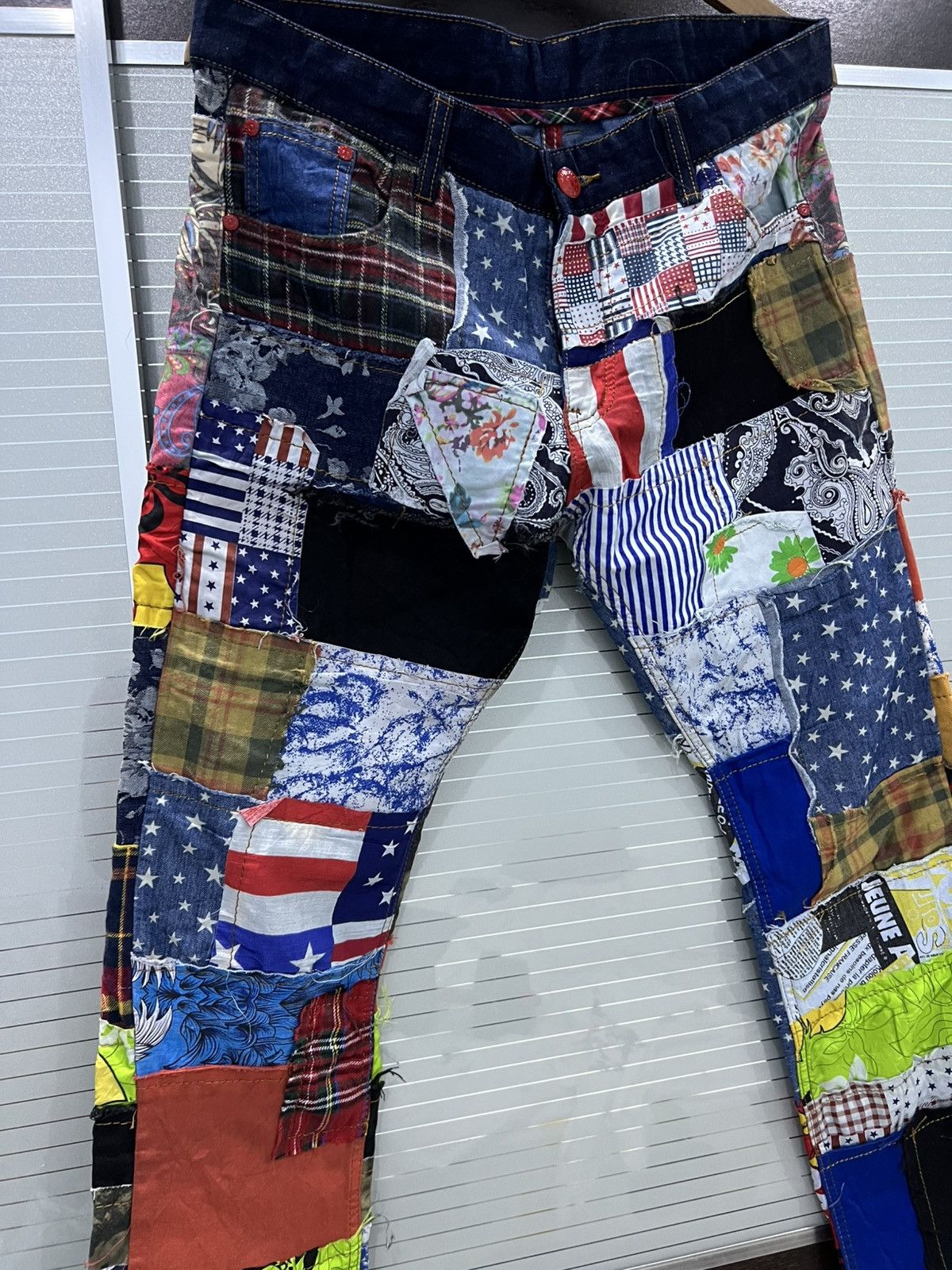 Japanese Brand Biepa Japanese Brand Patches Pant Size US 35 - 2 Thumbnail