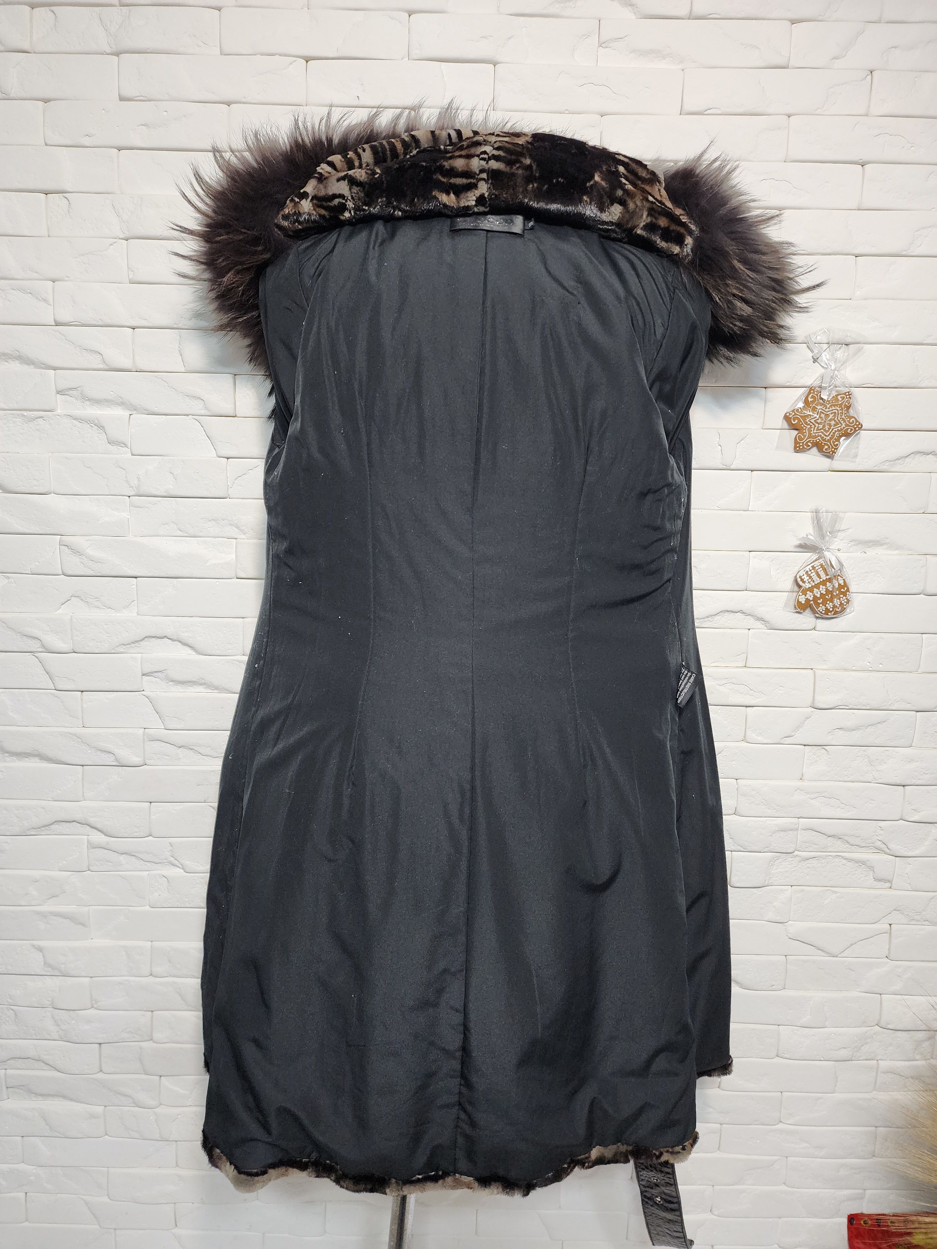 Furla Brown Mink Fur Hooded Coat - Women's Warm Luxury Outerwear Size L / US 10 / IT 46 - 7 Thumbnail