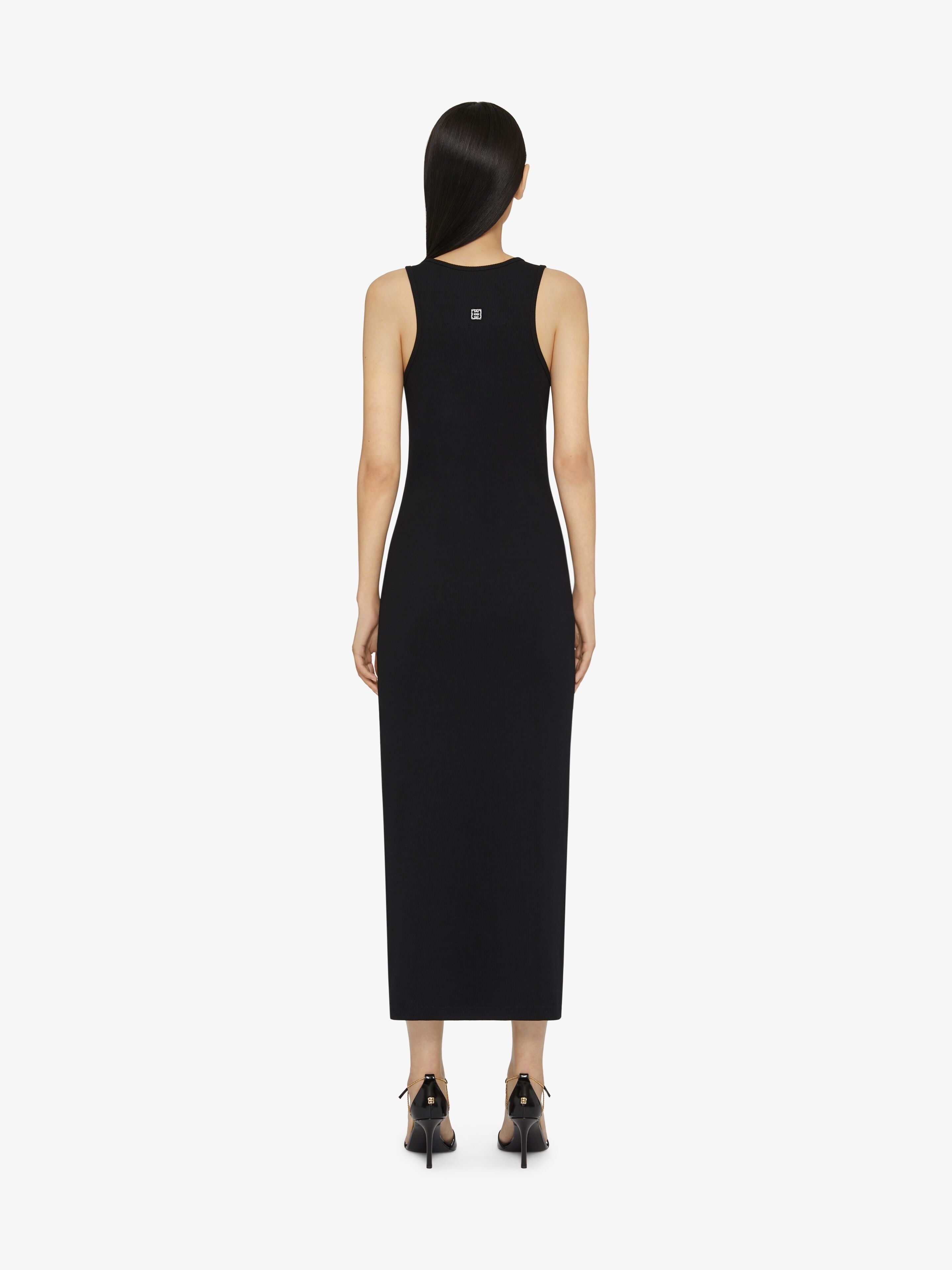 Givenchy o1w1db10825 Rib Tank Dress in Black Size XL / US 12-14 / IT 48-50 - 3 Thumbnail