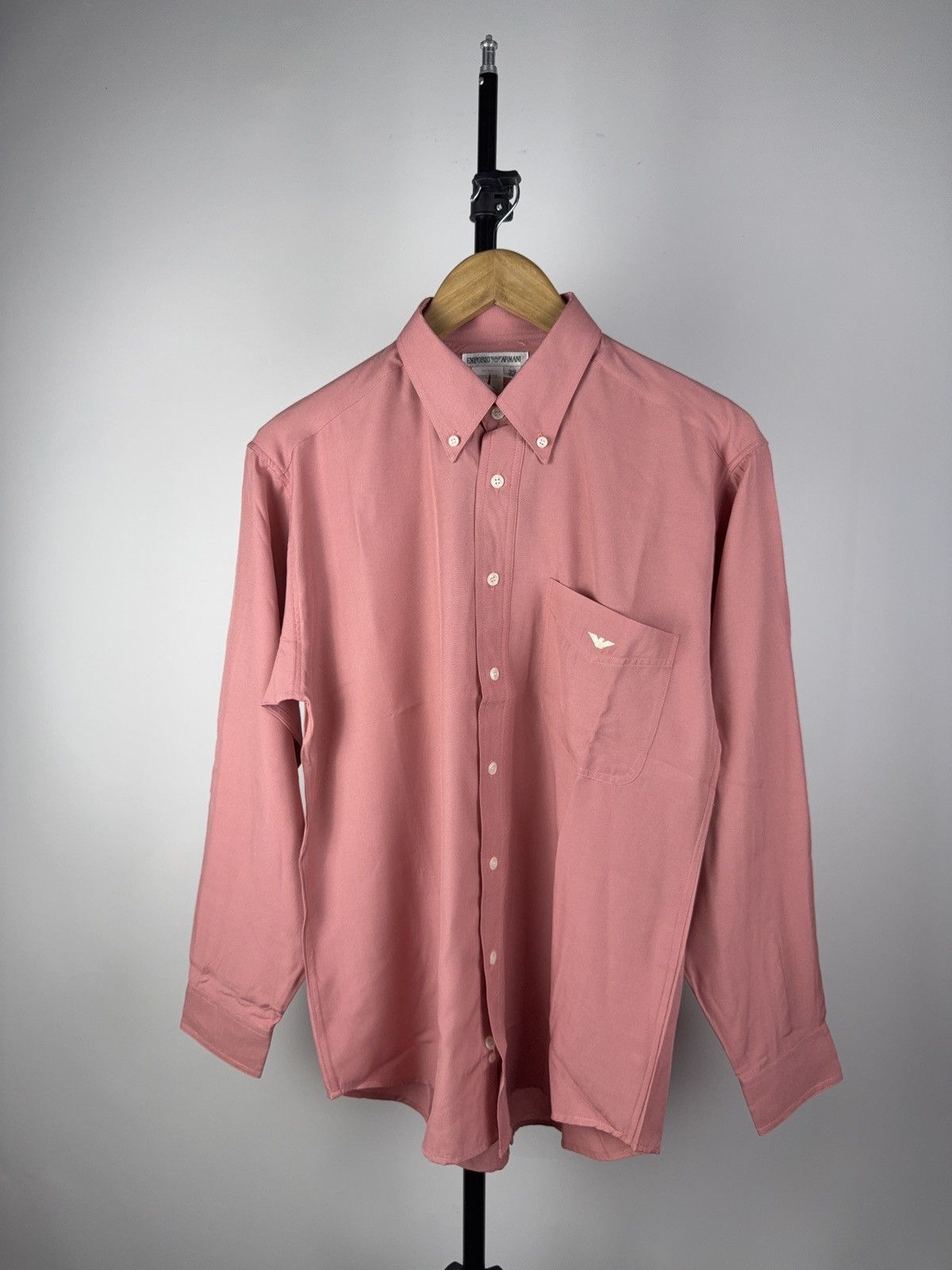 Vintage 90s Emporio Armani Bottom down pocket Shirt Rare