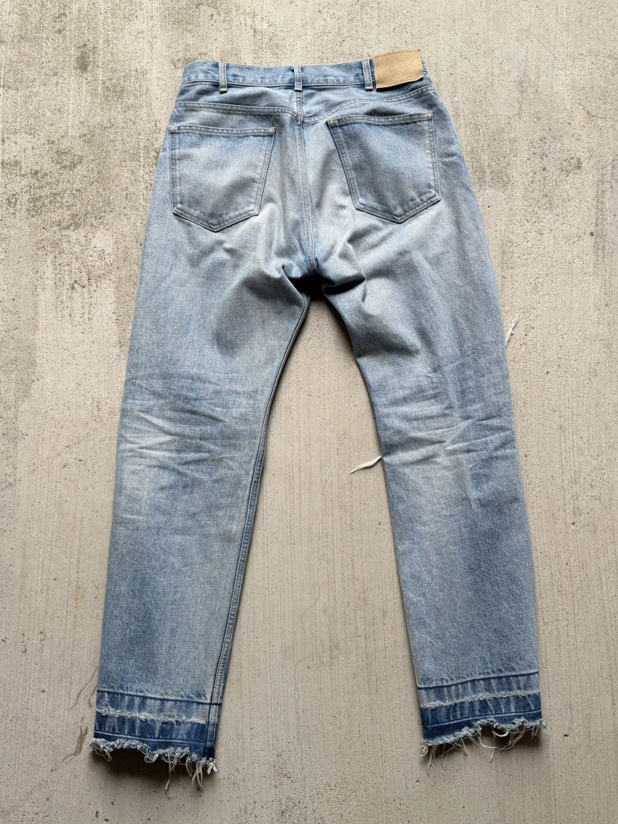 Celine CELINE Wesley Straight-Leg Distressed Jeans Size US 29 - 2 Thumbnail