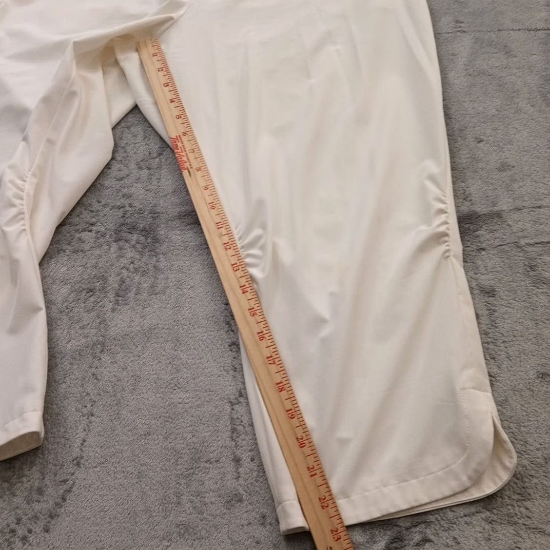 Vintage Chicos Zenyrgy Golf Pants Womens Size 3 Ivory Capri High Rise Size 26" / US 2 / IT 38 - 5 Thumbnail