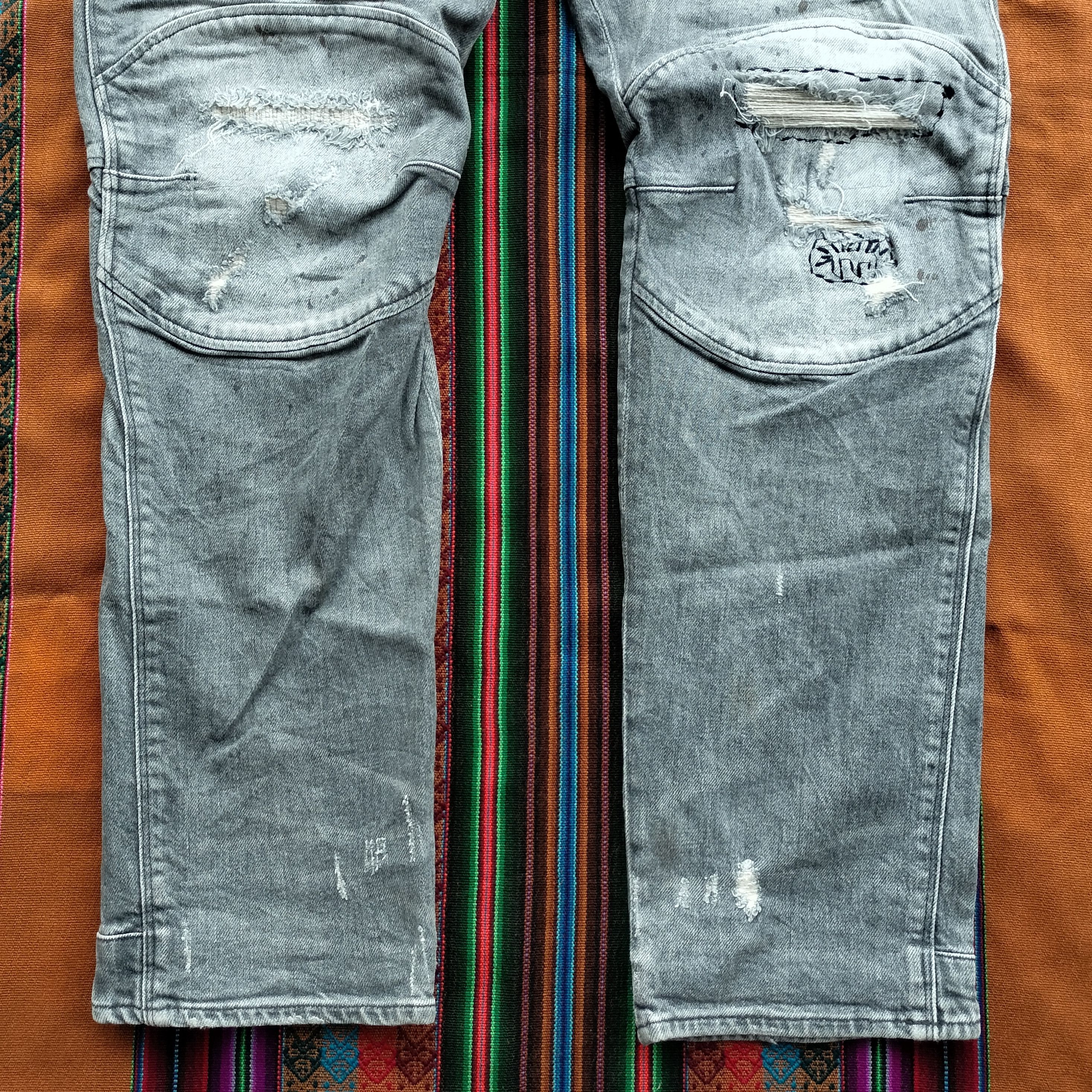 G-Star G Star raw 5620 3D tapered distressed denim Size US 34 / EU 50 - 4 Thumbnail