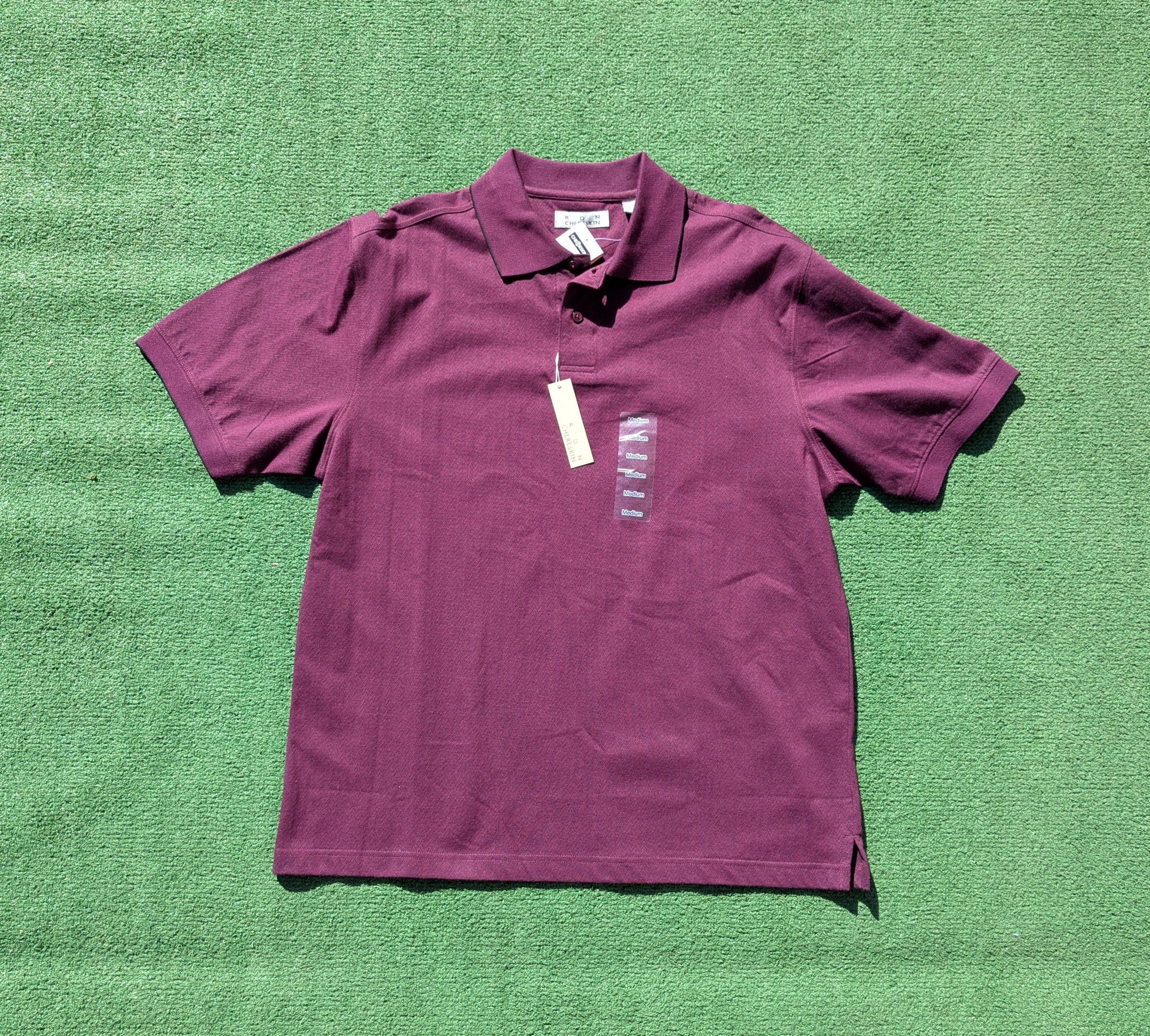 Other Chereskin Burgundy Knit Pullover Polo Cotton/Poly Shirt Size US M / EU 48-50 / 2 - 5 Thumbnail