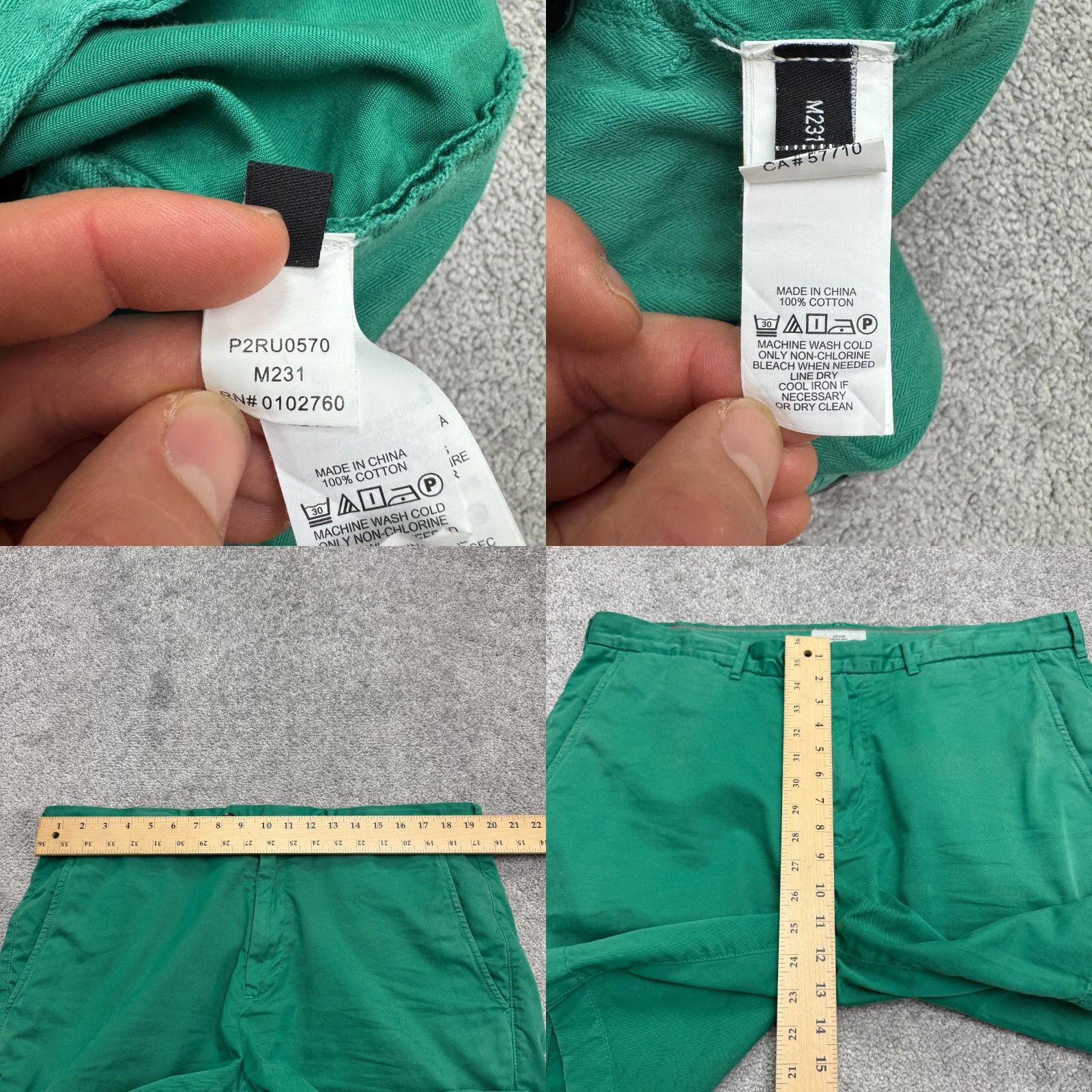 Vintage VINTAGE Jack Spade Bleecker Street New York Chino Shorts Mens 38 Green Flat Front Cotton Regular Inseam 9in Casual Preppy City Men Size US 38 / EU 54 - 8 Thumbnail
