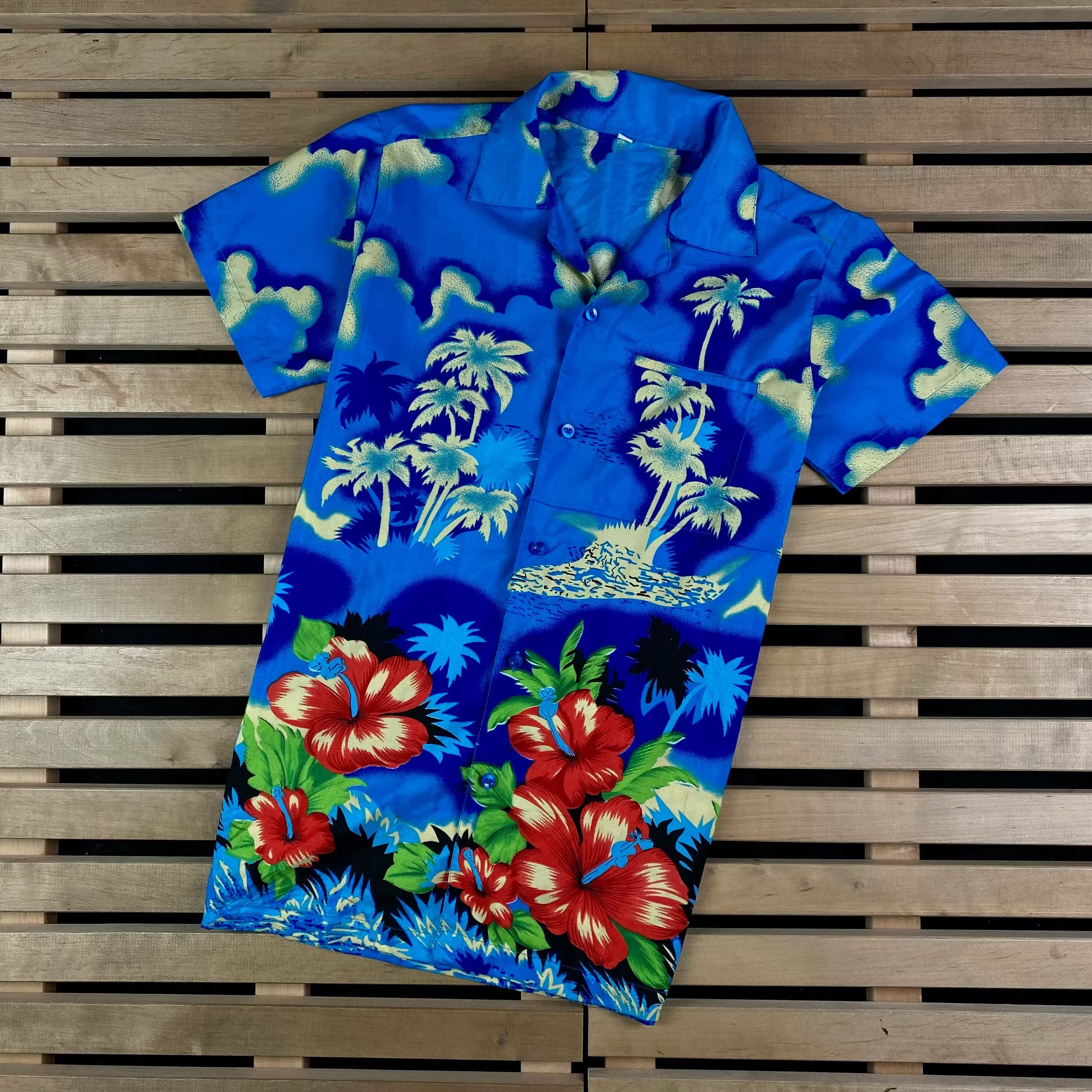 Vintage Mens Vintage Hawaiian Shirt Palma Size XS Size US XS / EU 42 / 0 - 1 Thumbnail