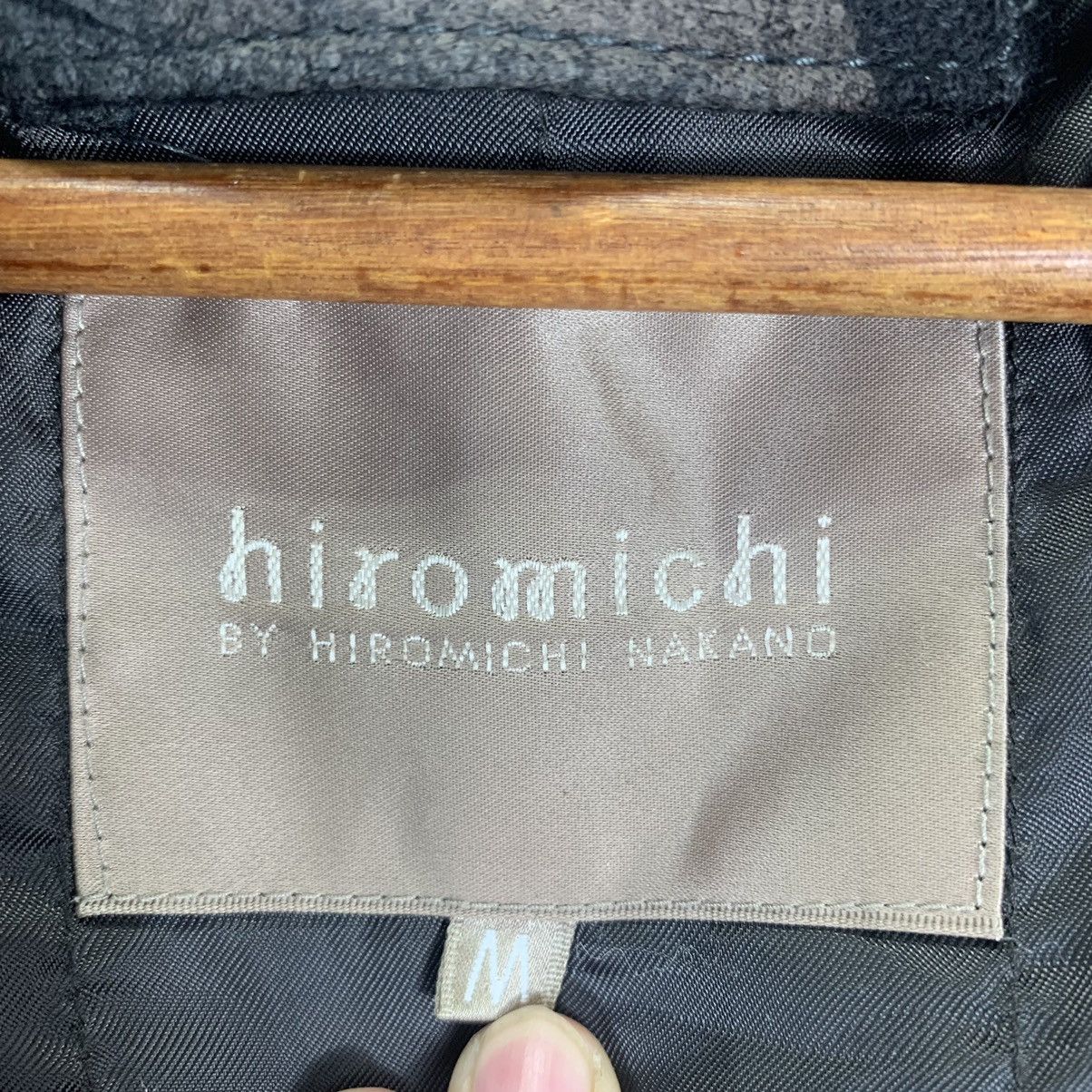 Japanese Brand Vintage Hiromichi Nakano Heavy Jacket with Fur Hoodie Size US M / EU 48-50 / 2 - 6 Thumbnail
