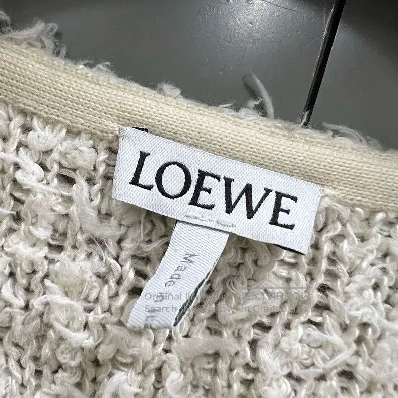 Loewe Loewe Beige Back Logo Knit Sweater Size M / US 6-8 / IT 42-44 - 3 Thumbnail