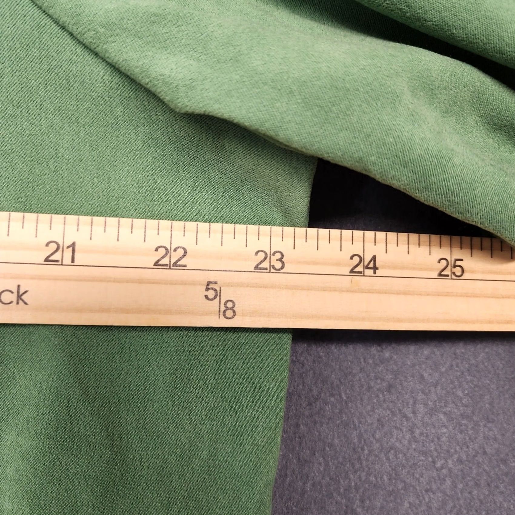 Vintage VINTAGE LA Blues Shirt Womens 18/20 Plus Green Faux Suede Heavyweight Button Up Long Sleeve Womens Size XXL / US 16-18 / IT 52-54 - 3 Thumbnail