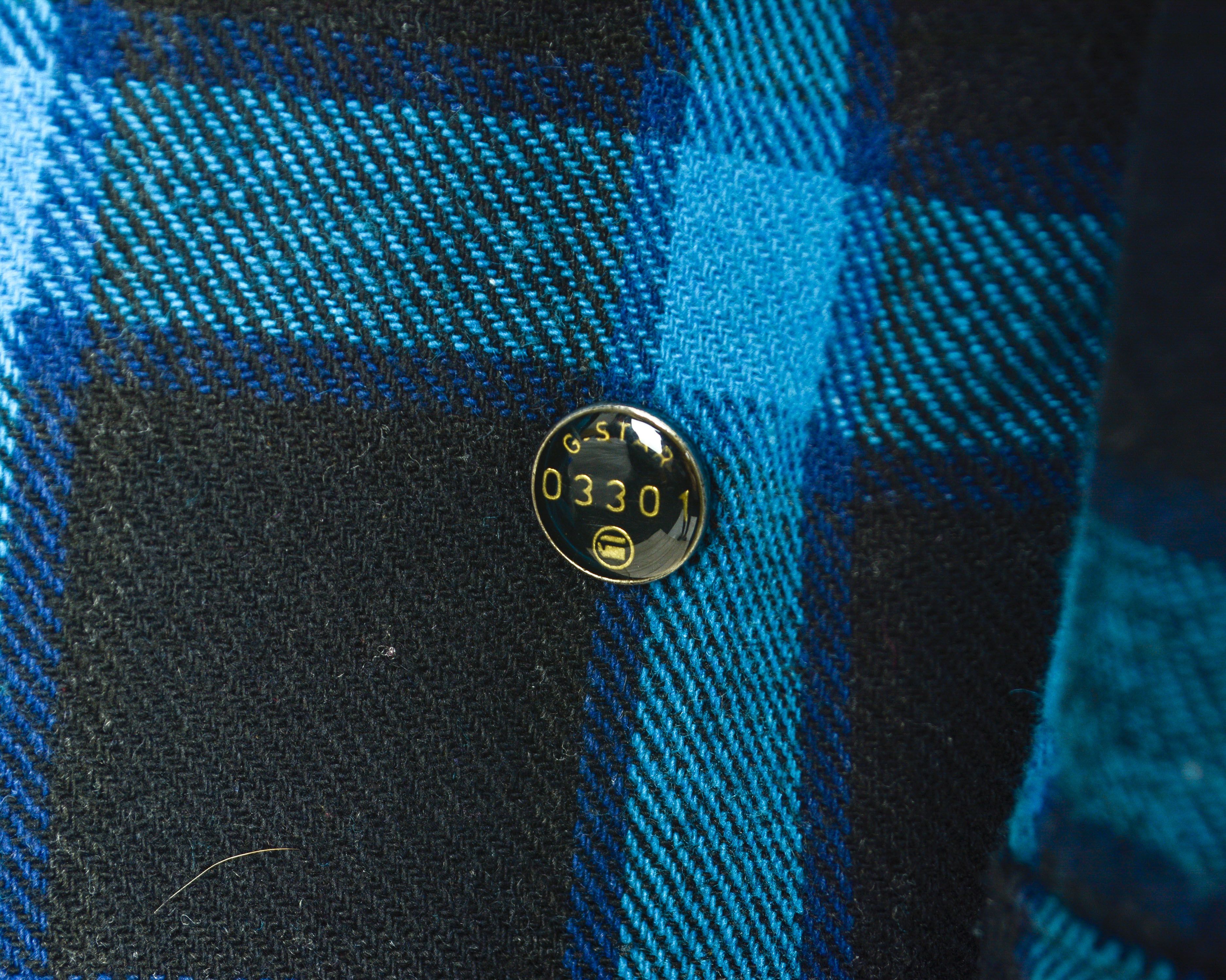 G-Star Orson Narvik Overshirt Mens L Thick Jacket Check Plaid Top Size US L / EU 52-54 / 3 - 4 Thumbnail