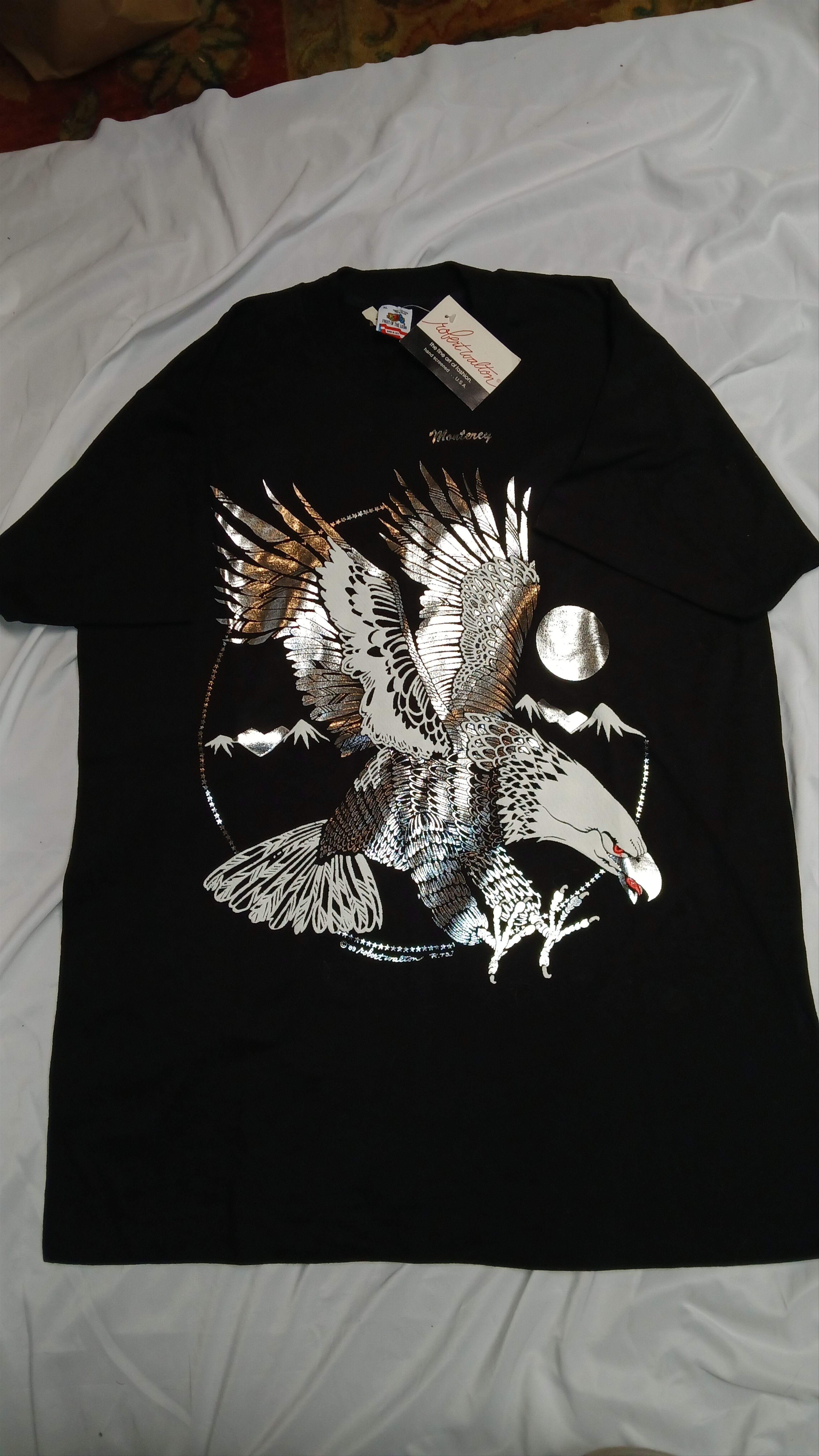 Other NOSVTG1989 Robert Walton Bald Eagle Art TeeXLDeadstockw/Tags Size US XL / EU 56 / 4 - 1 Thumbnail